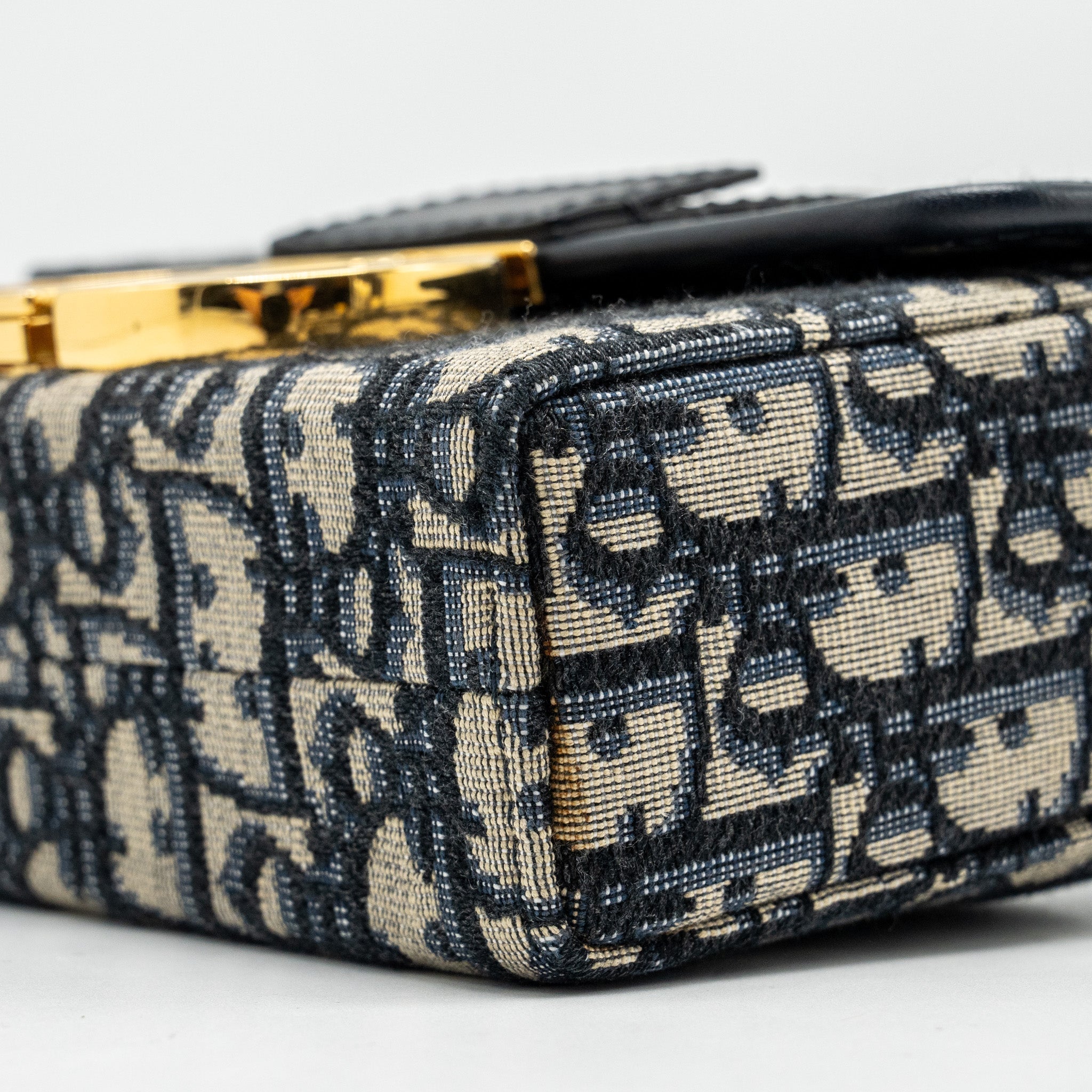 DIOR 30 MONTAIGNE BOX BLUE OBLIQUE JACQUARD GHW