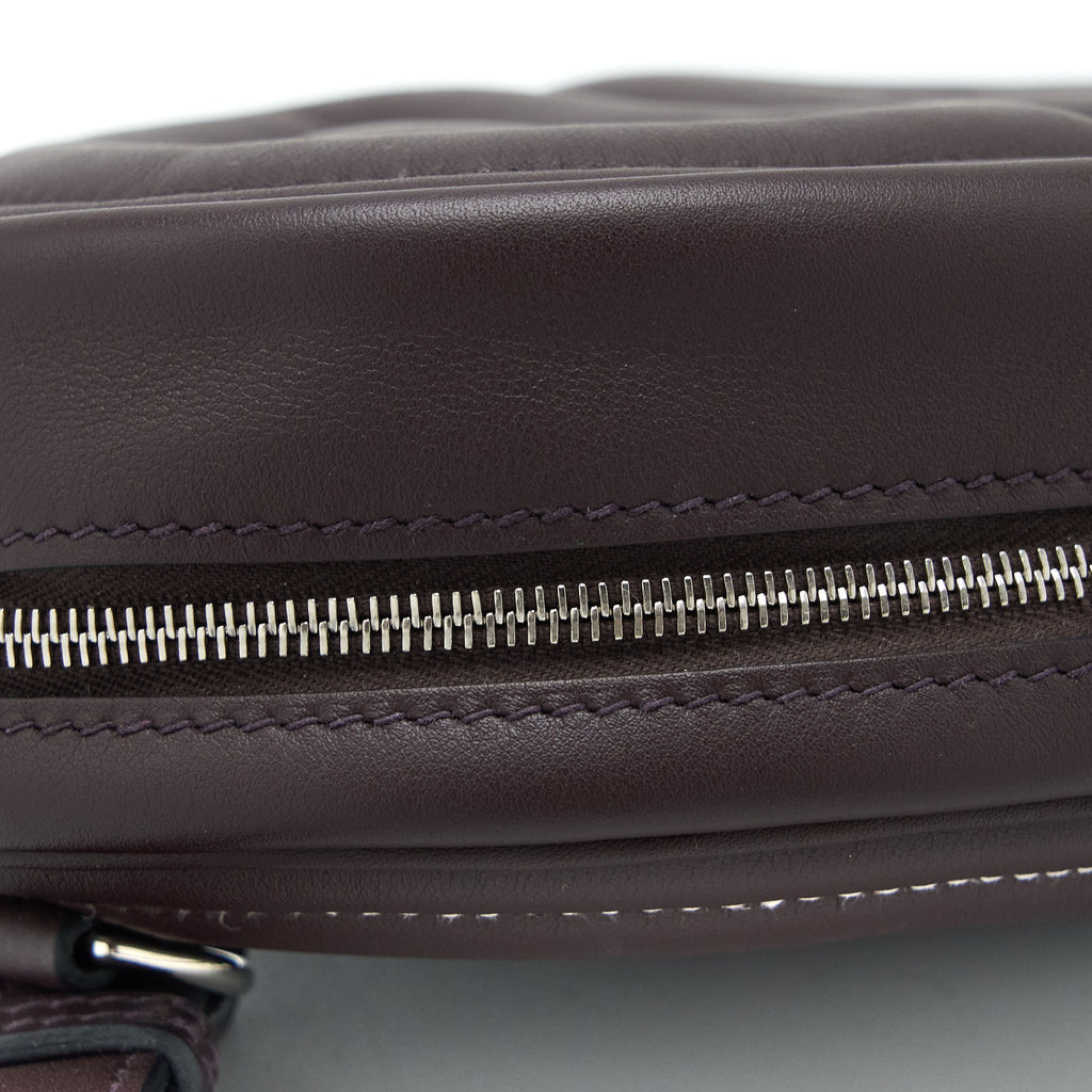 HERMES IN THE LOOP BELT BAG SWIFT ROUGE SELLIER/BLUE FRANCE SHW