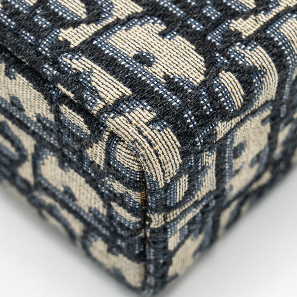 DIOR 30 MONTAIGNE BOX BLUE OBLIQUE JACQUARD GHW