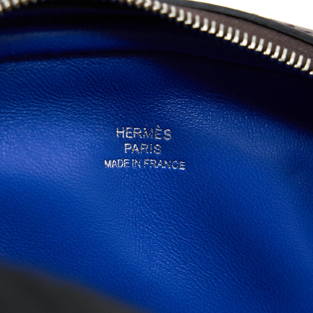 HERMES IN THE LOOP BELT BAG SWIFT ROUGE SELLIER/BLUE FRANCE SHW