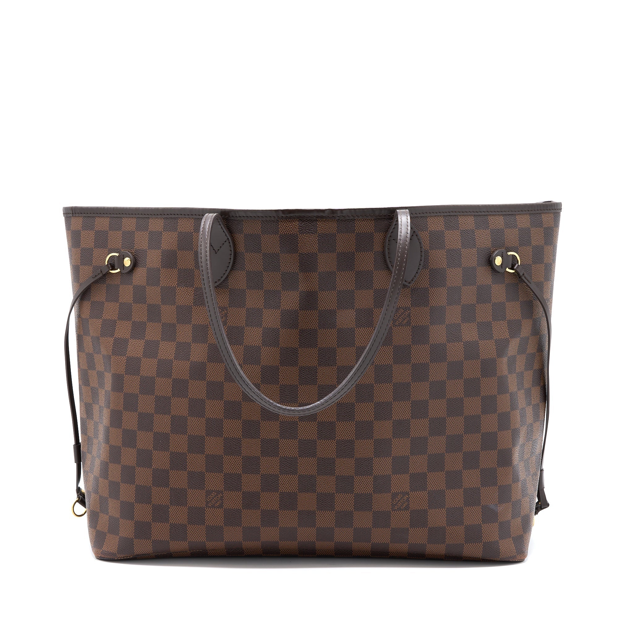 LOUIS VUITTON NEVERFULL GM DAMIER EBENE GHW