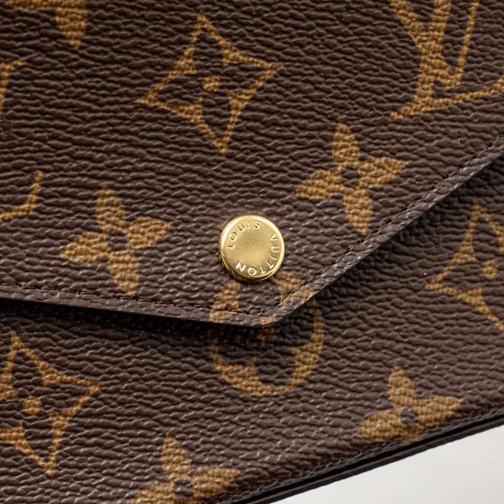 LOUIS VUITTON FELICIE POCHETTE MONOGRAM CANVAS GHW