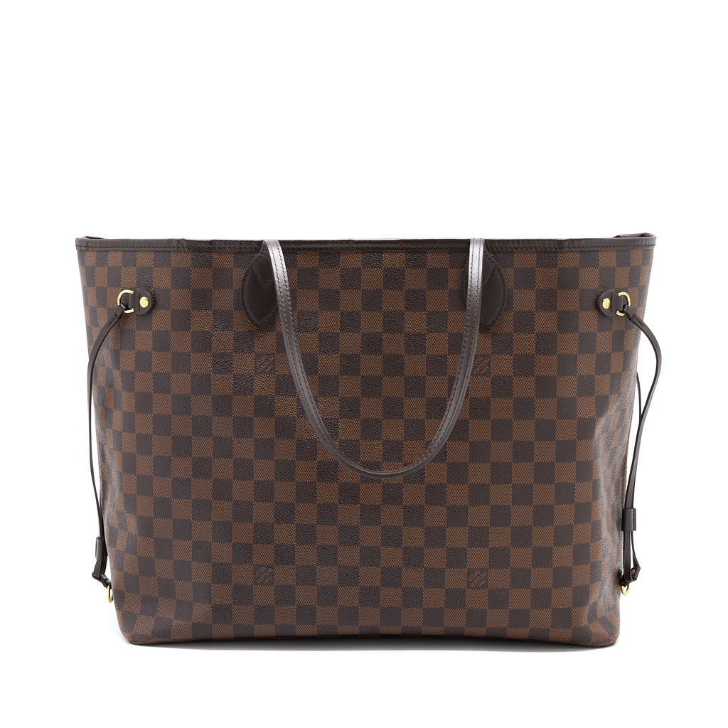 LOUIS VUITTON NEVERFULL GM DAMIER EBENE GHW