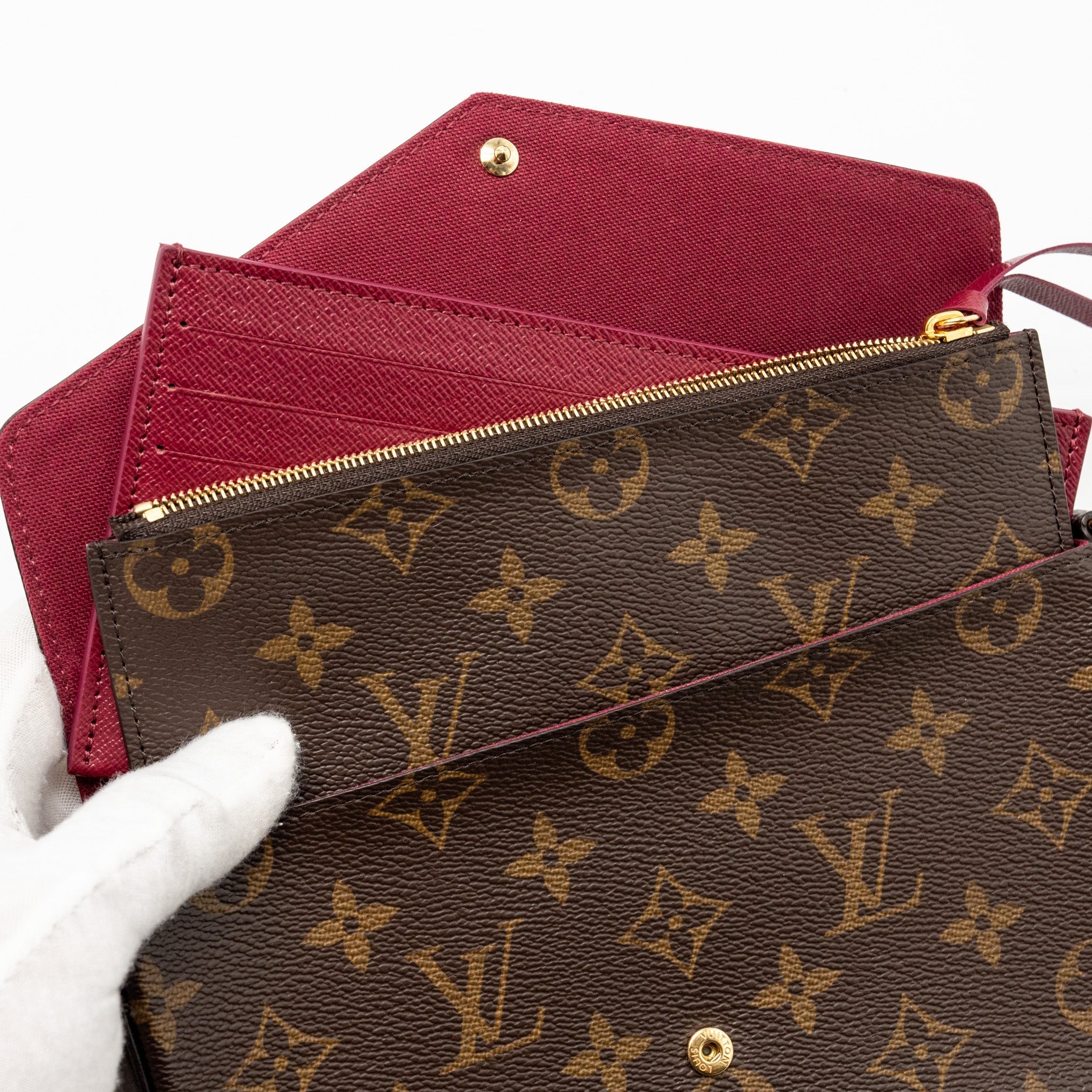 LOUIS VUITTON FELICIE POCHETTE MONOGRAM CANVAS GHW