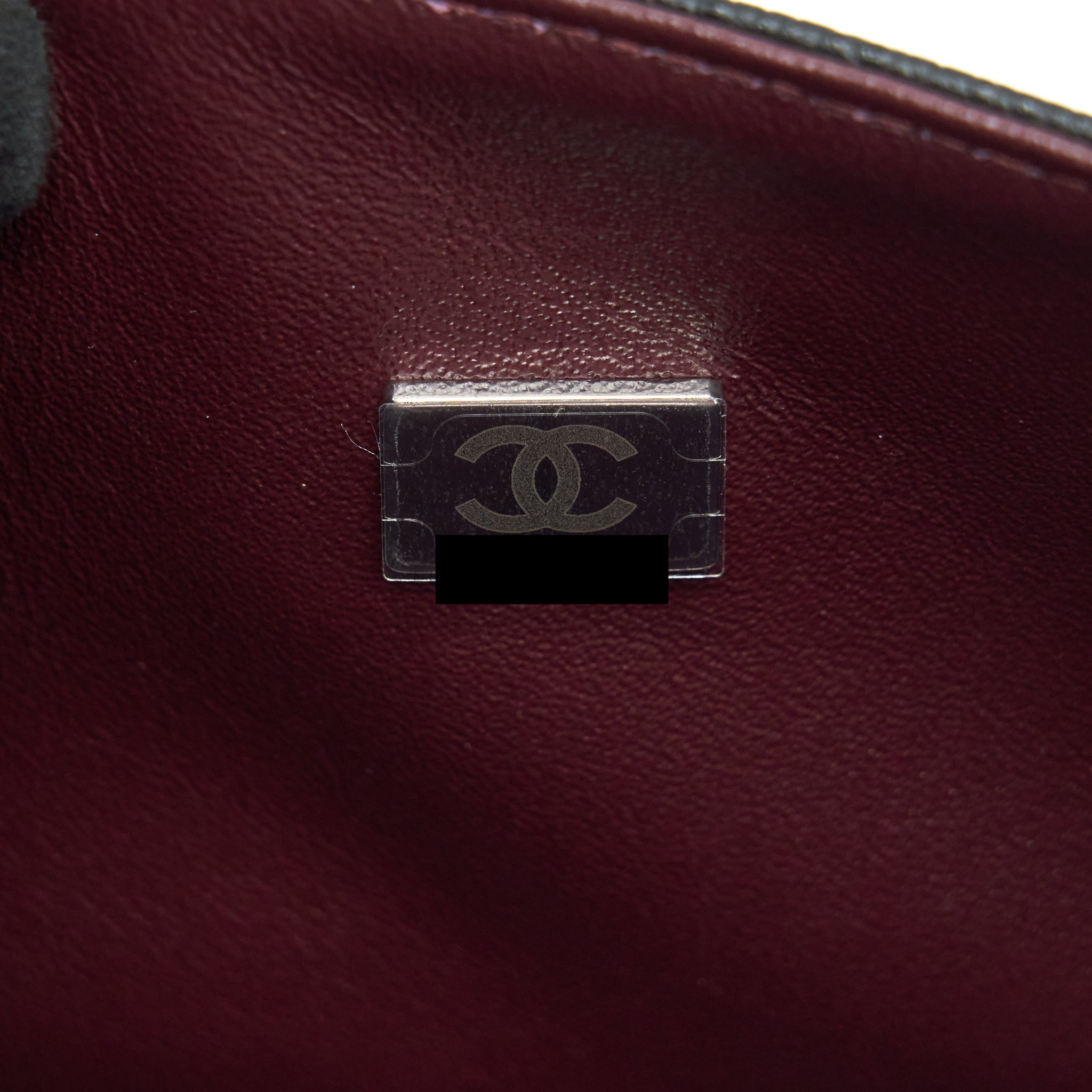 CHANEL SMALL CLASSIC DOUBLE FLAP BAG CAVIAR BLACK SHW (MICROCHIP)