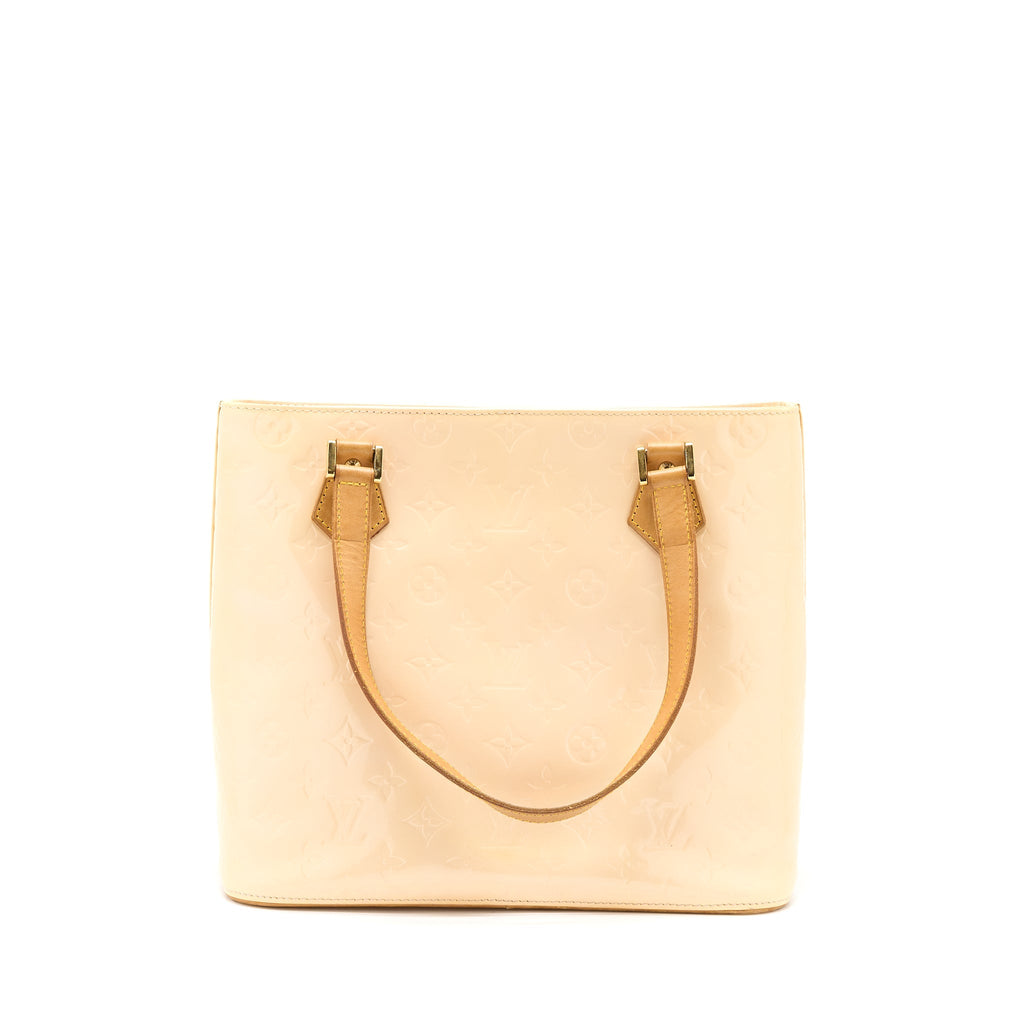 LOUIS VUITTON VINTAGE HUSTON TOTE VERNIS BEIGE GHW