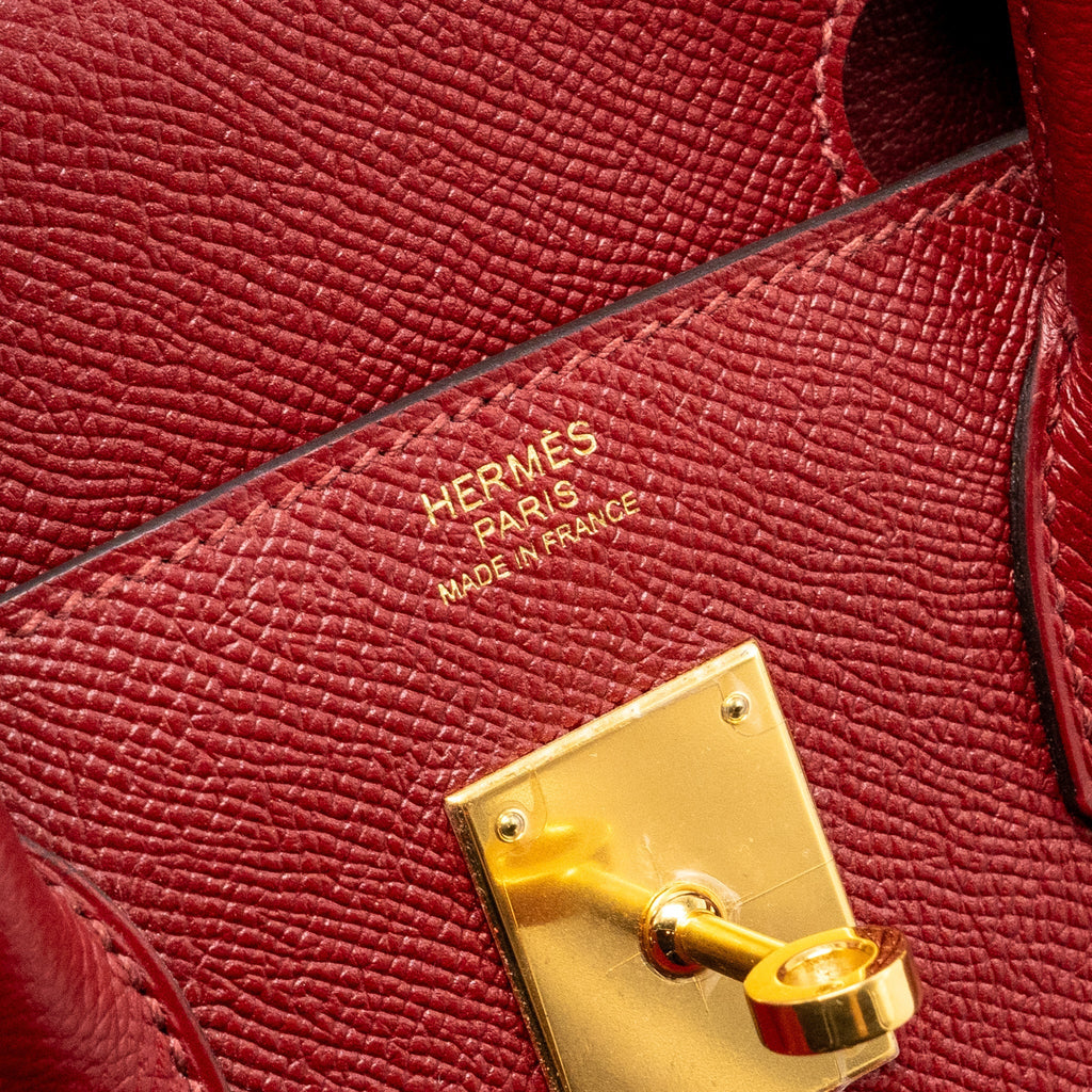 HERMES BIRKIN 30 EPSOM ROUGE GRENAT GHW