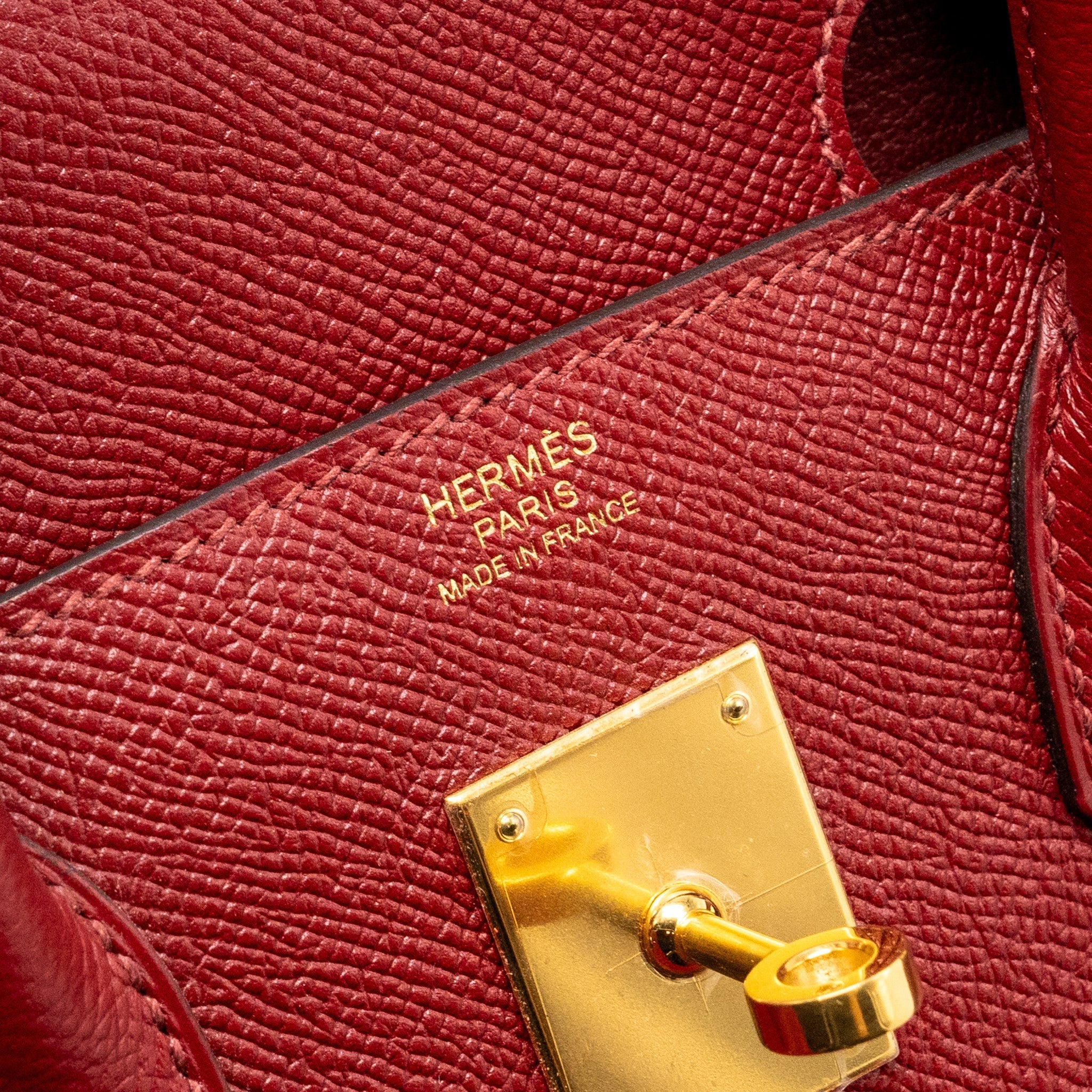 HERMES BIRKIN 30 EPSOM ROUGE GRENAT GHW
