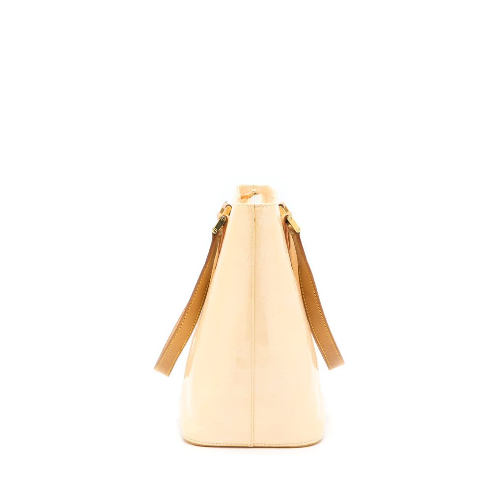 LOUIS VUITTON VINTAGE HUSTON TOTE VERNIS BEIGE GHW