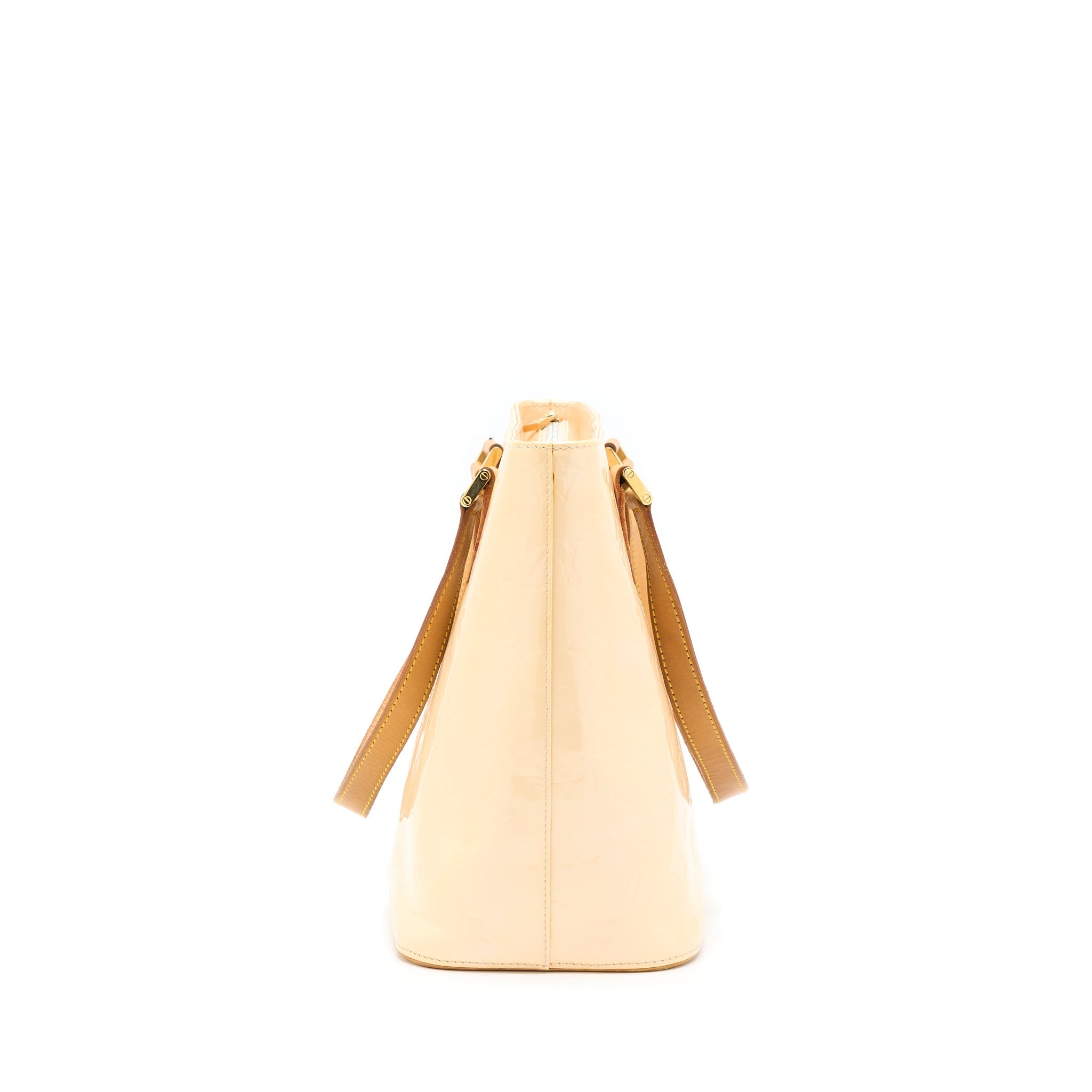 LOUIS VUITTON VINTAGE HUSTON TOTE VERNIS BEIGE GHW