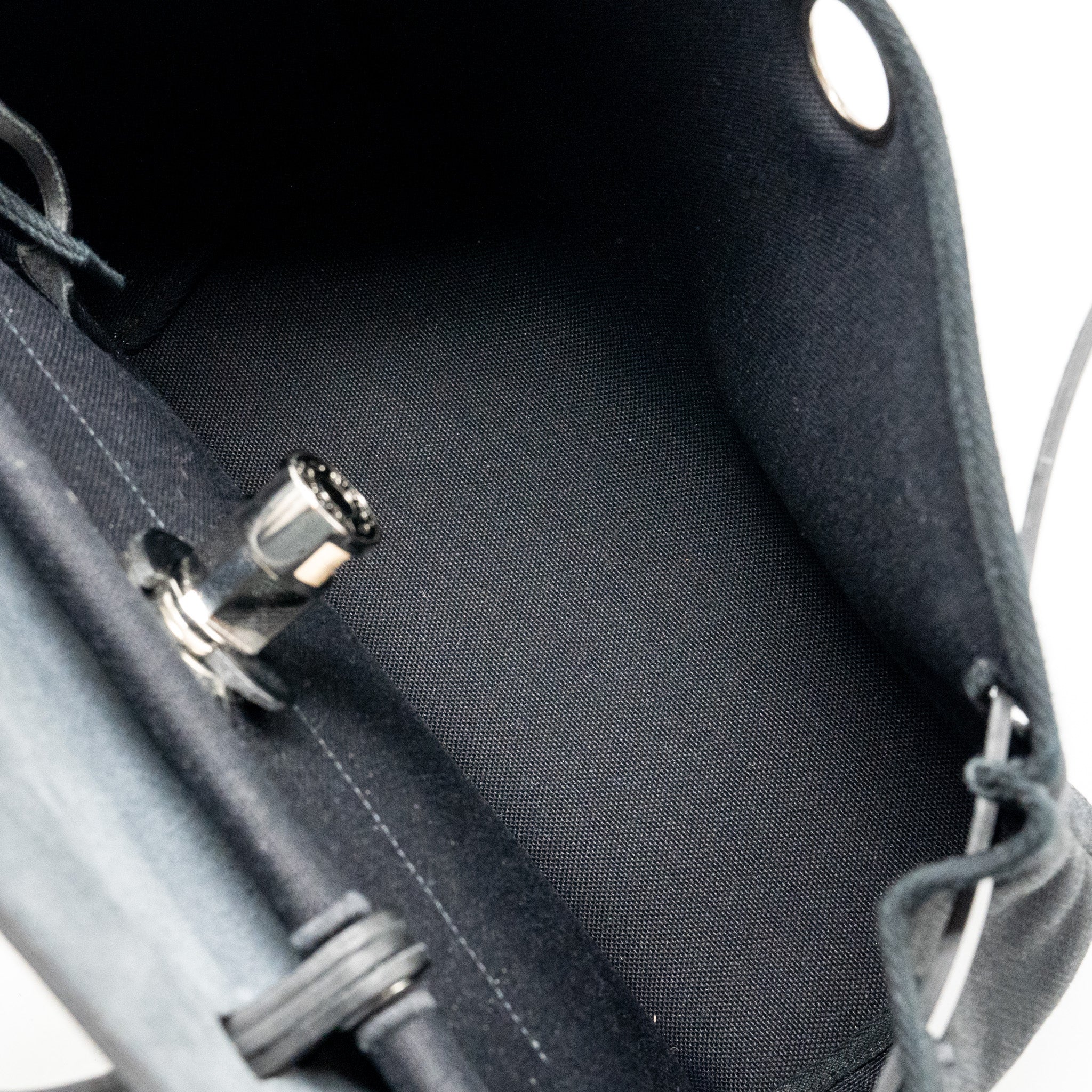 HERMES HERBAG 31 ZIP BAG CANVAS/LEATHER BLACK SHW