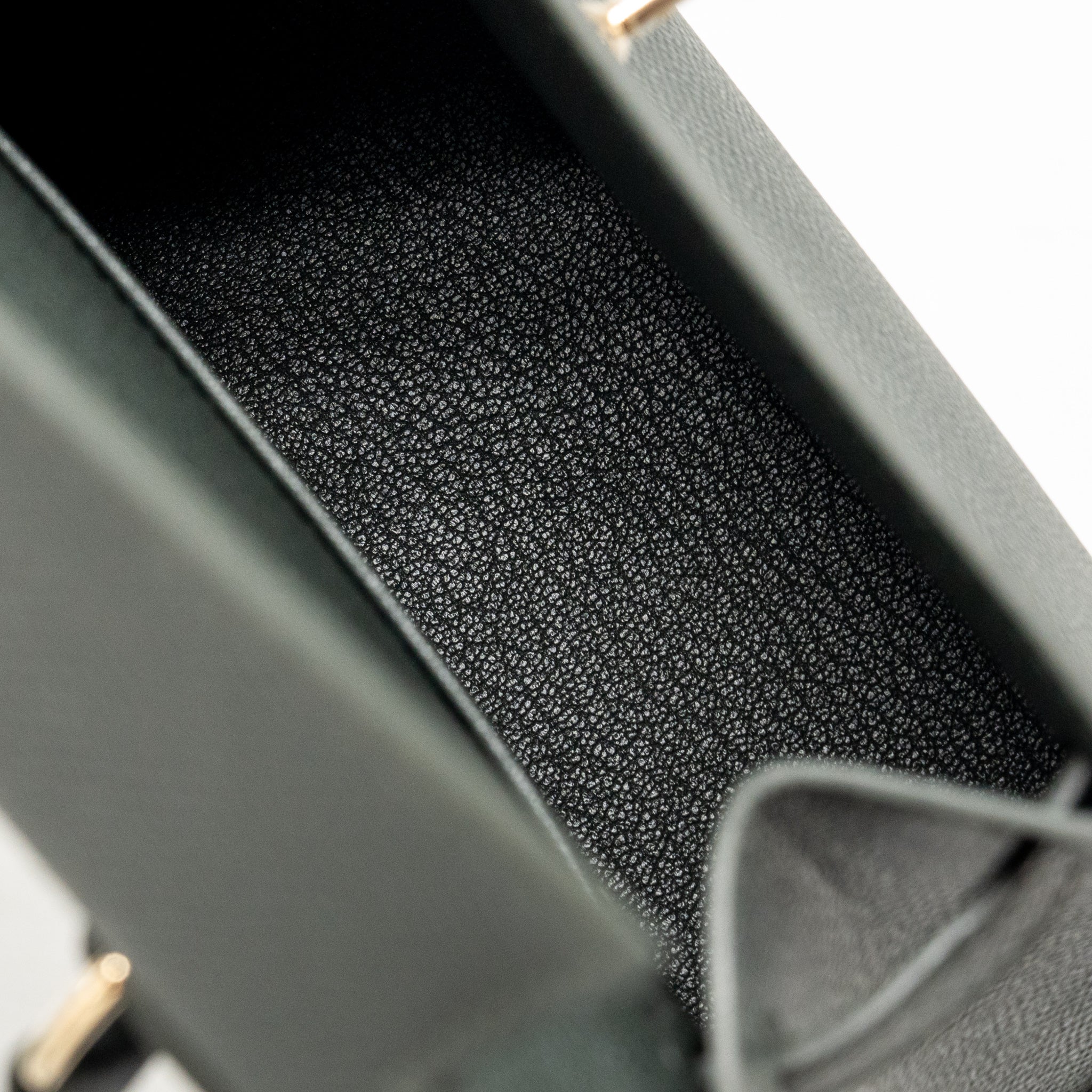 HERMES KELLY SELLIER EN DESORDRE 20 EPSOM VERT MANGROVE LGHW
