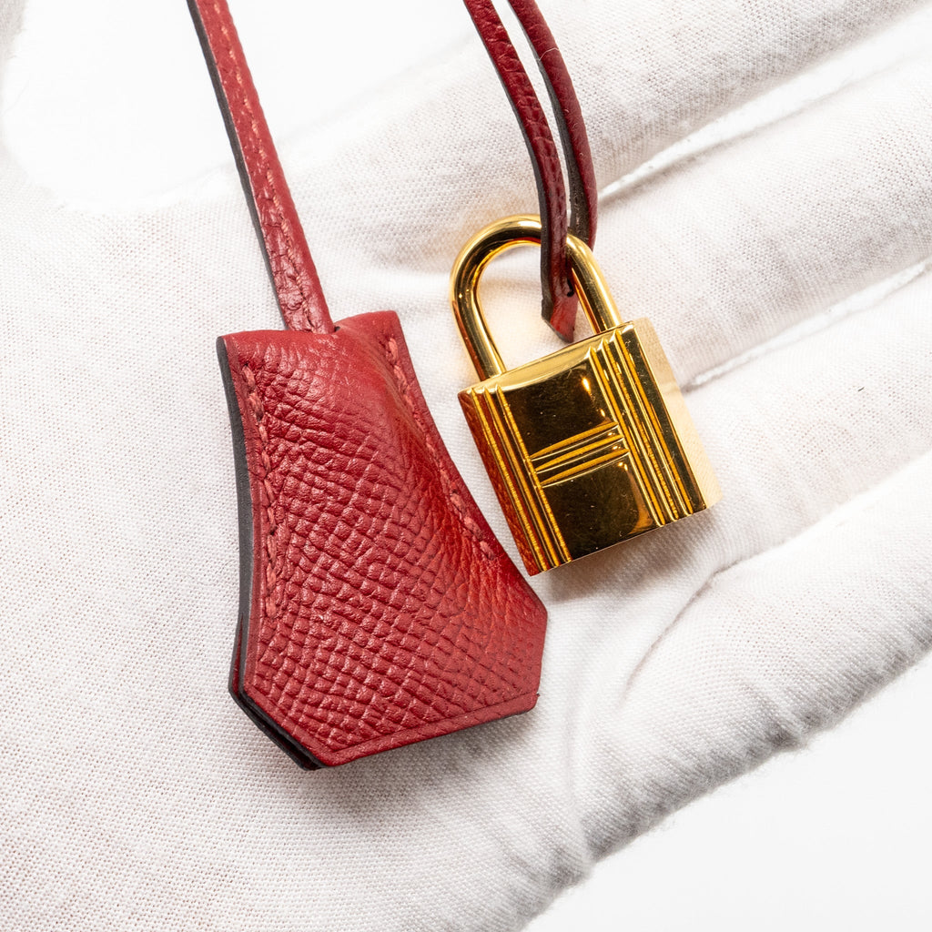 HERMES BIRKIN 30 EPSOM ROUGE GRENAT GHW