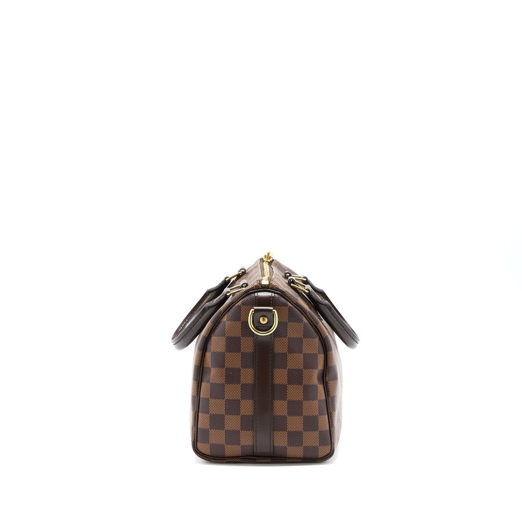 LOUIS VUITTON SPEEDY BANDOULIERE 25 DAMIER EBENE CANVAS GHW