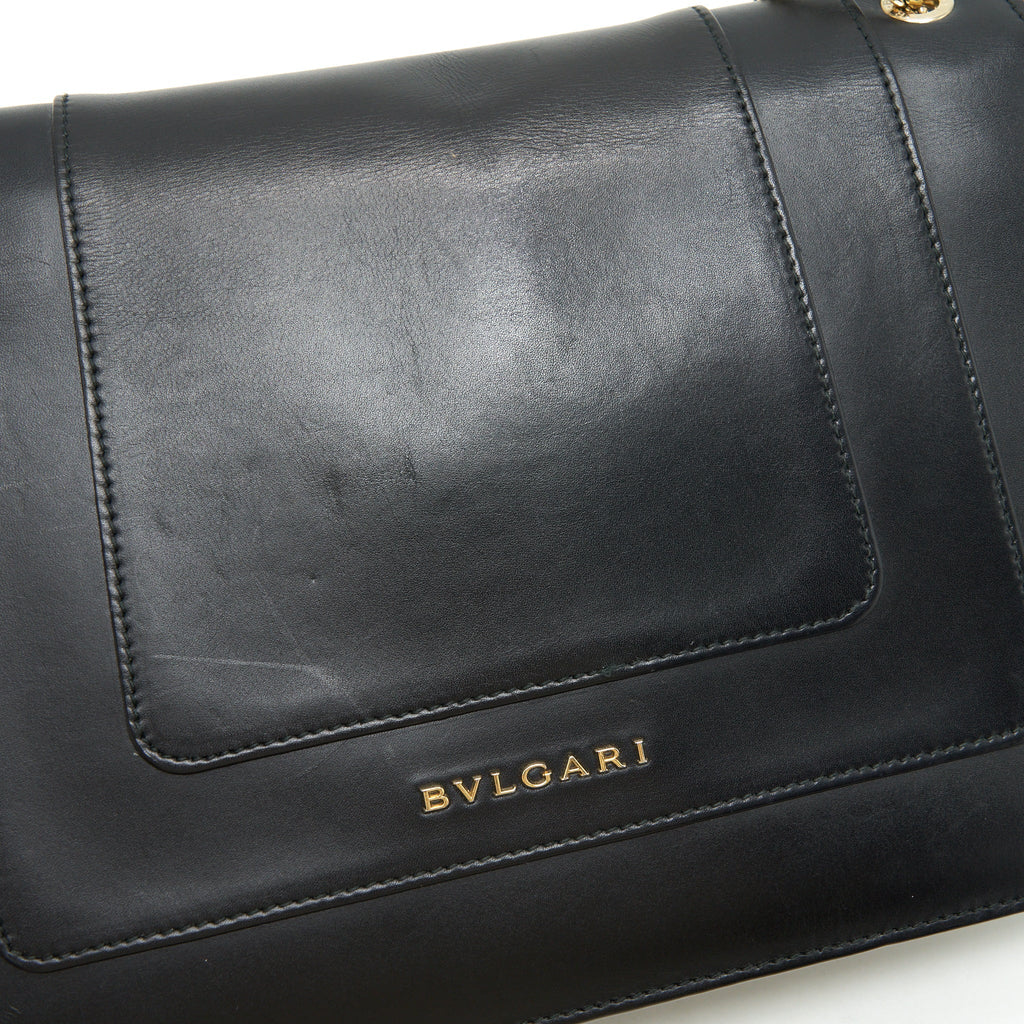 BVLGARI SERPENTI SHOULDER BAG BLACK