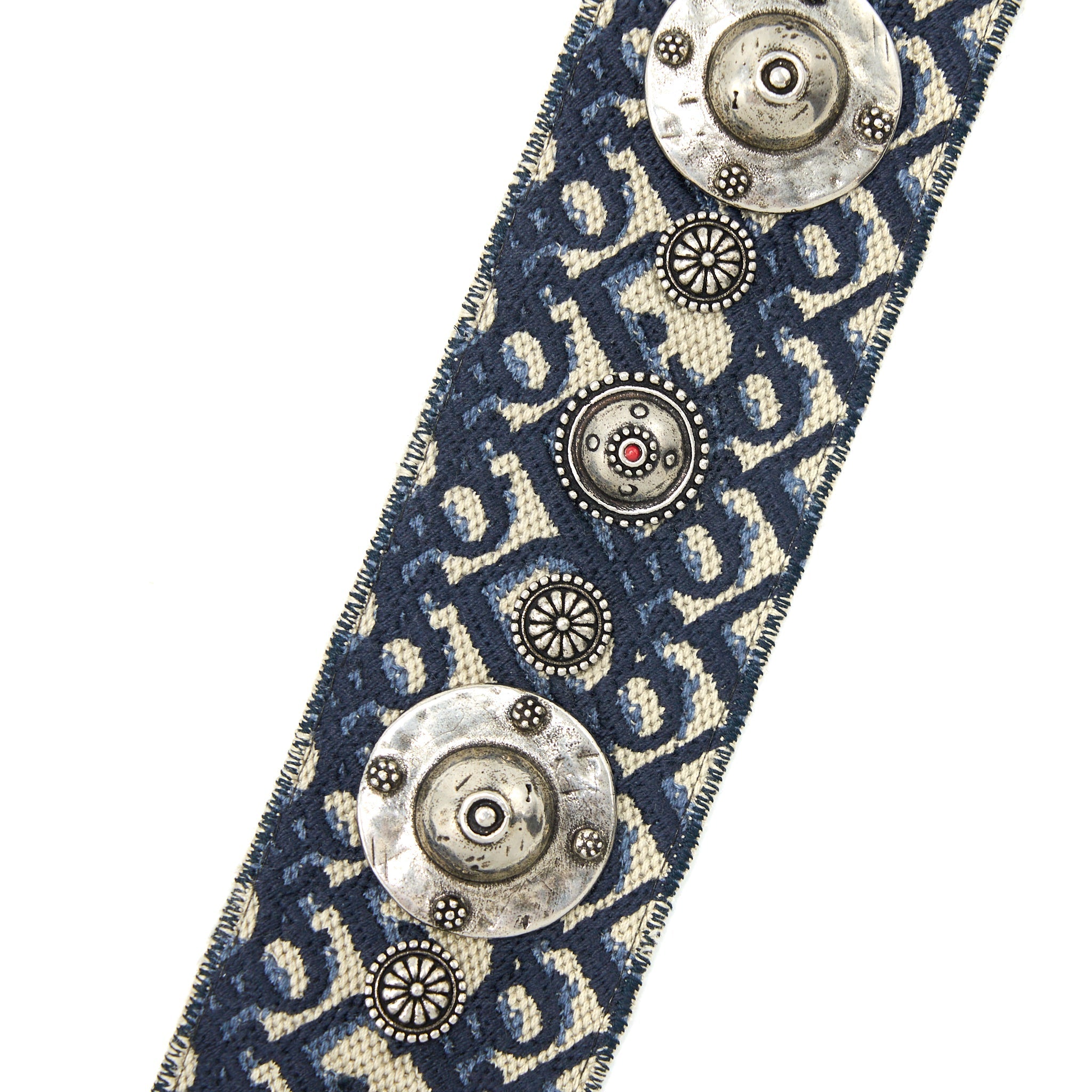 DIOR SADDLE BAG BLUE OBLIQUE EMBROIDERY BRUSHED GHW WITH DIOR STRAP