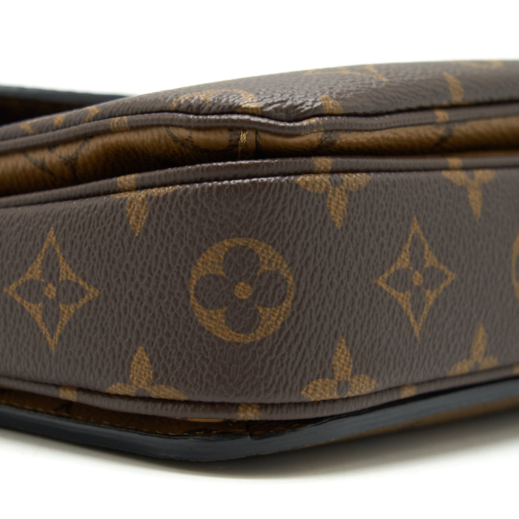 LOUIS VUITTON POCHETTE METIS MONOGRAM REVERSE CANVAS GHW