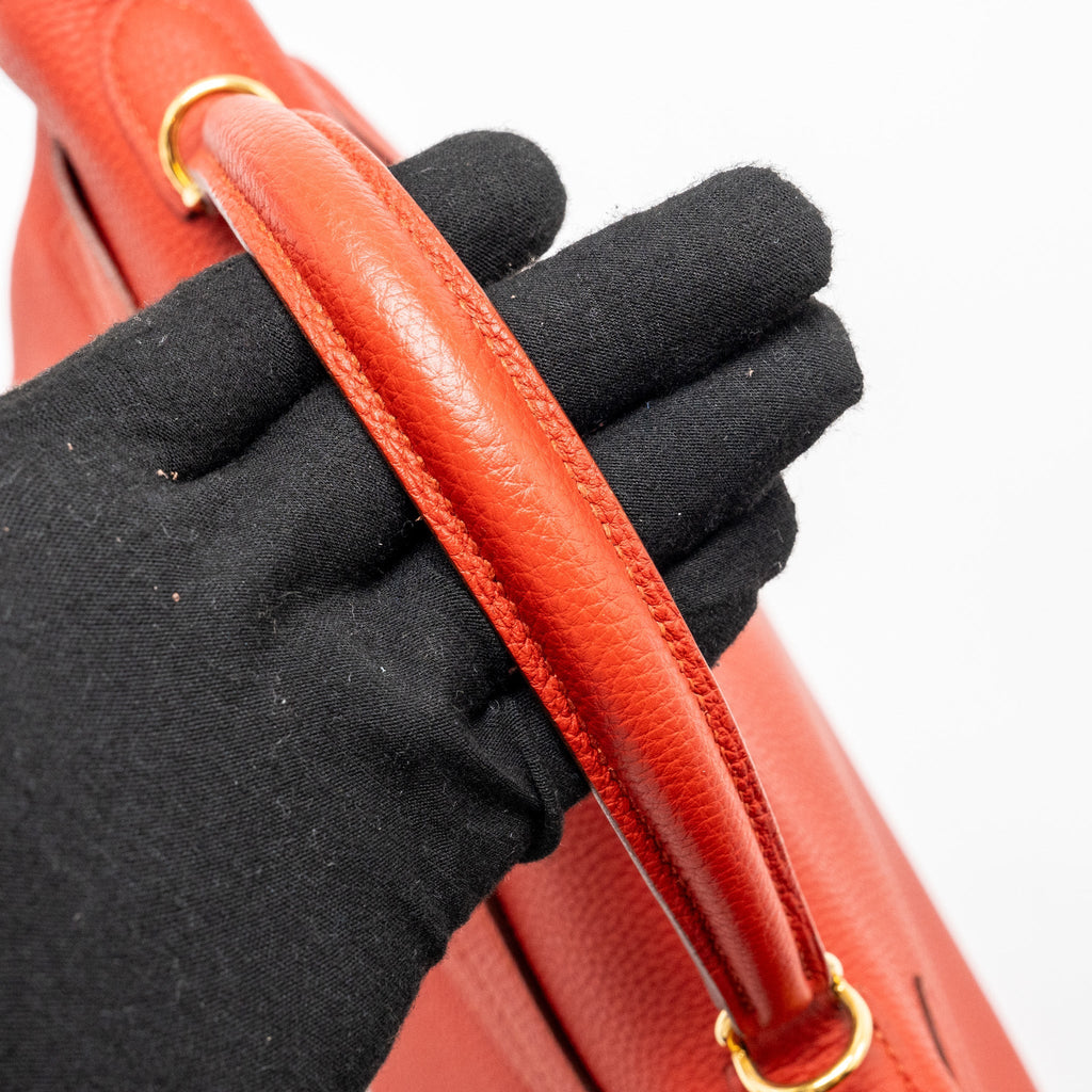 HERMES KELLY 32 TOGO 5E VERMILLION GHW