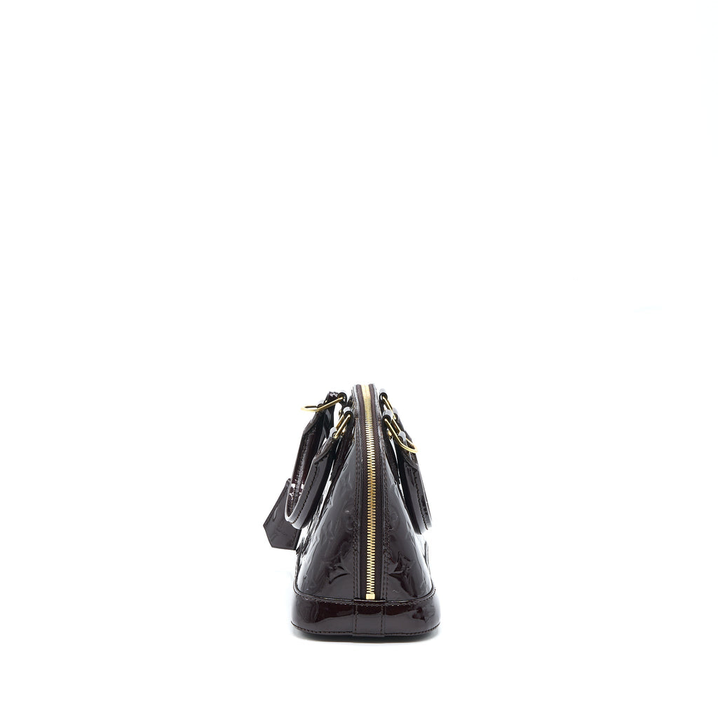 LOUIS VUITTON ALMA BB MONOGRAM PATENT AMATANTE GHW