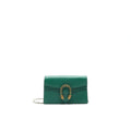 GUCCI DIONYSUS LEATHER SUPER MINI BAG GREEN
