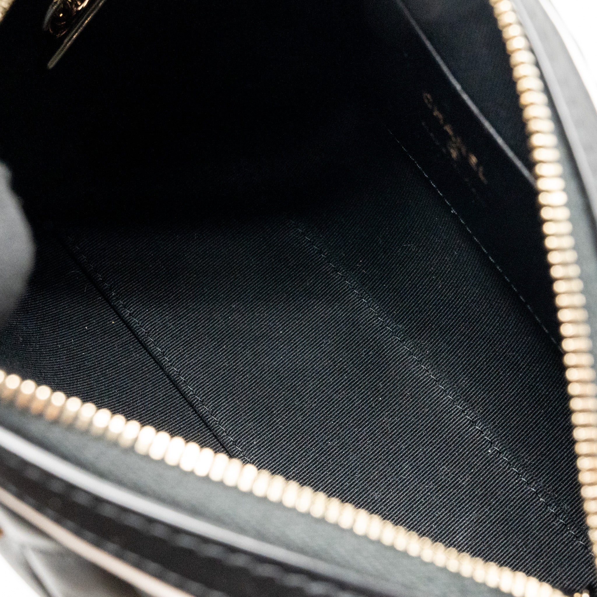CHANEL 25P QUILTED BOWLING BAG LAMBSKIN BLACK LGHW (MICROCHIP)