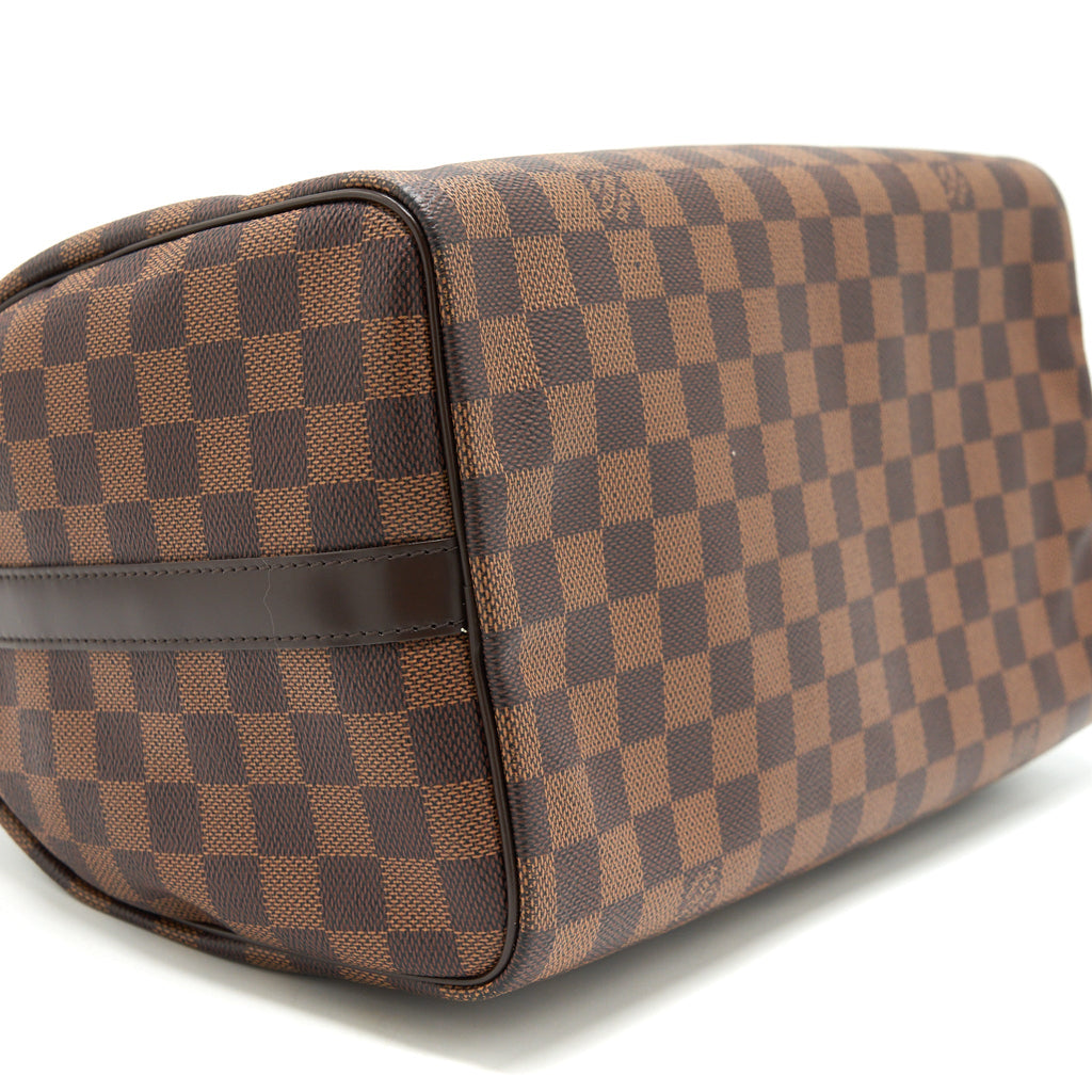 LOUIS VUITTON SPEEDY BANDOULIERE 30 DAMIER EBENE CANVAS