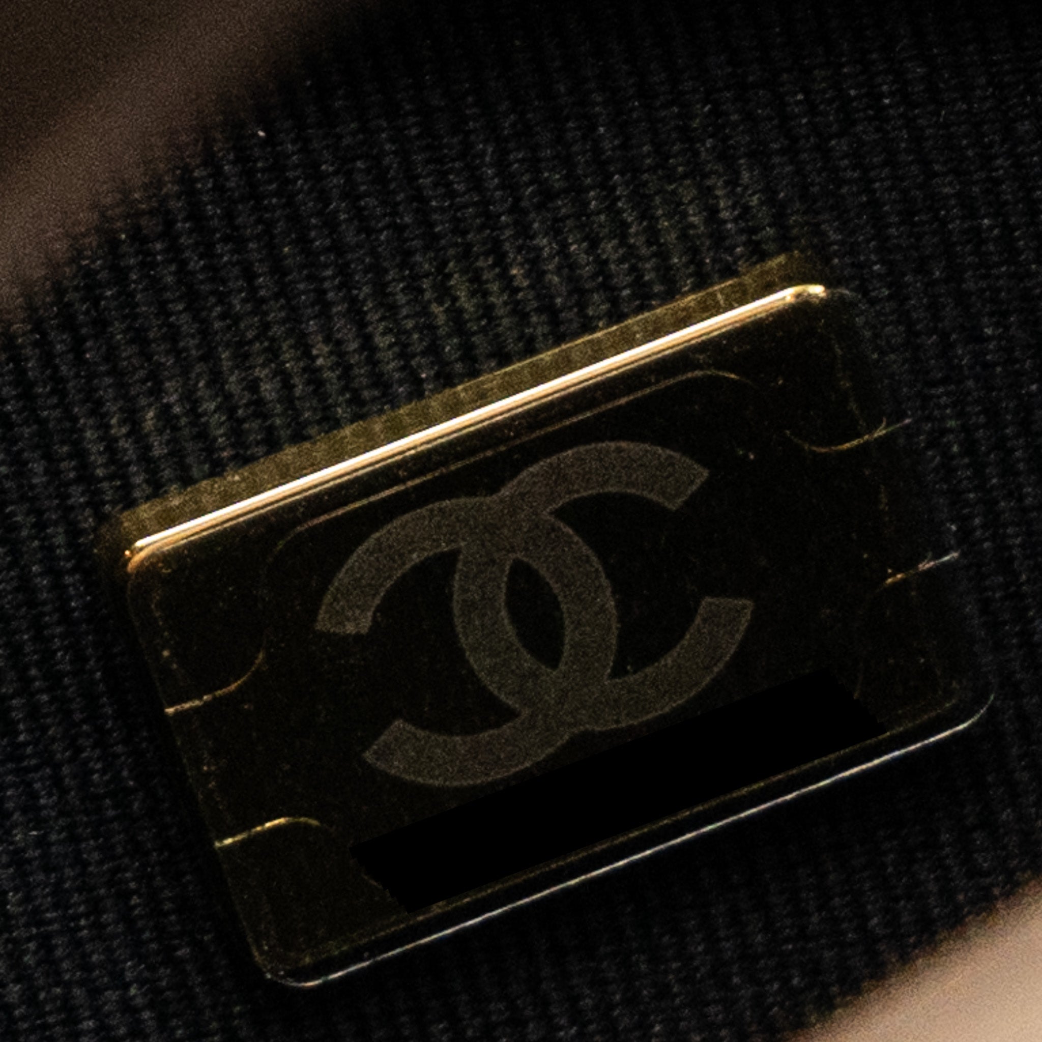 CHANEL 23K MINI SHOPPING TOTE CALFSKIN BLACK BRUSHED GHW(MICROCHIP)