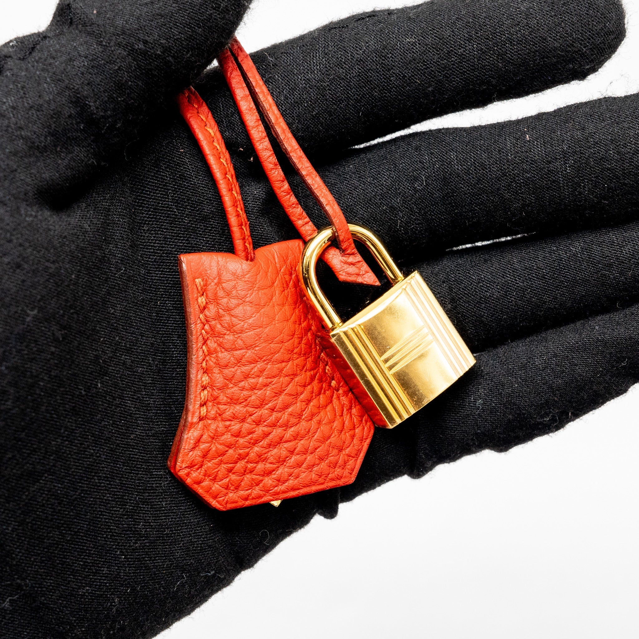 HERMES KELLY 32 TOGO 5E VERMILLION GHW