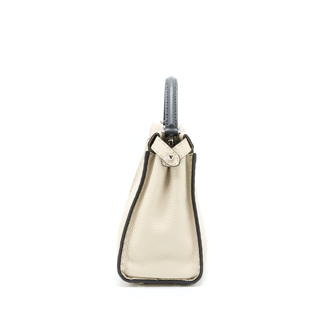 FENDI PEEKABOO GRAINED CALFSKIN MIX ROMANO/AACANARA SHW