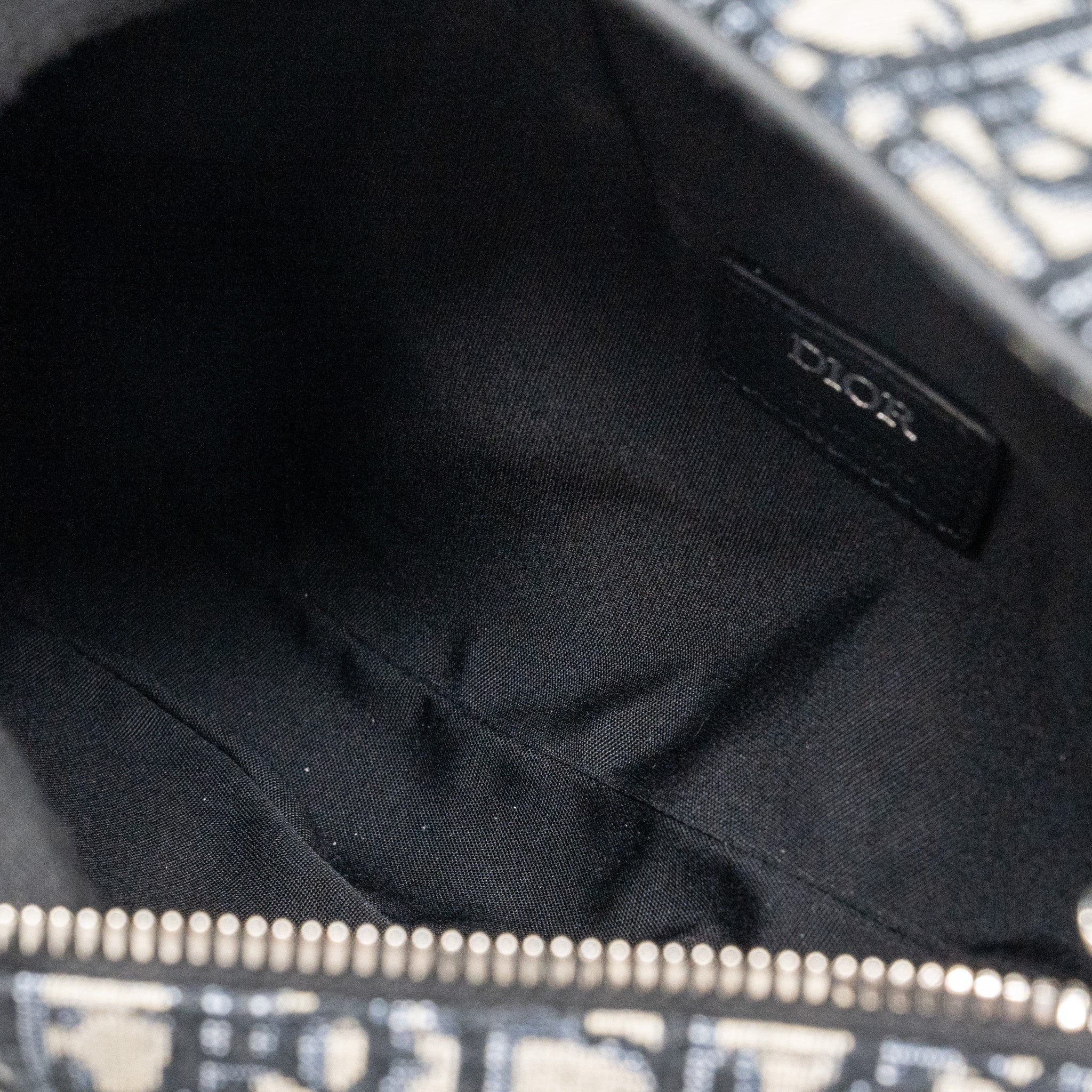 DIOR HOMME SADDLE BAG DIOR OBLIQUE JACQUARD BEIGE/BLACK GHW
