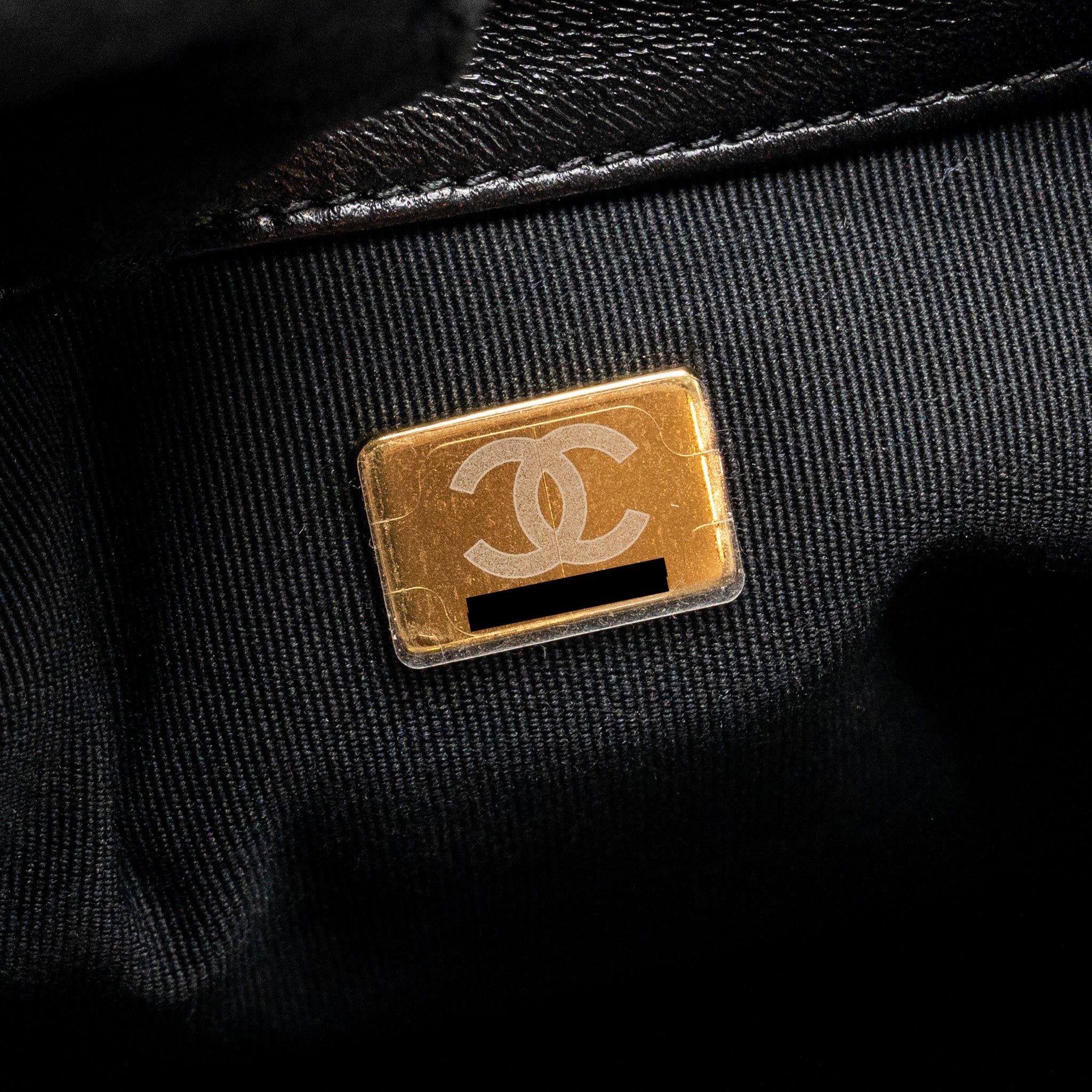 CHANEL LARGE HOBO BAG LAMBSKIN BLACK GHW (MICROCHIP)