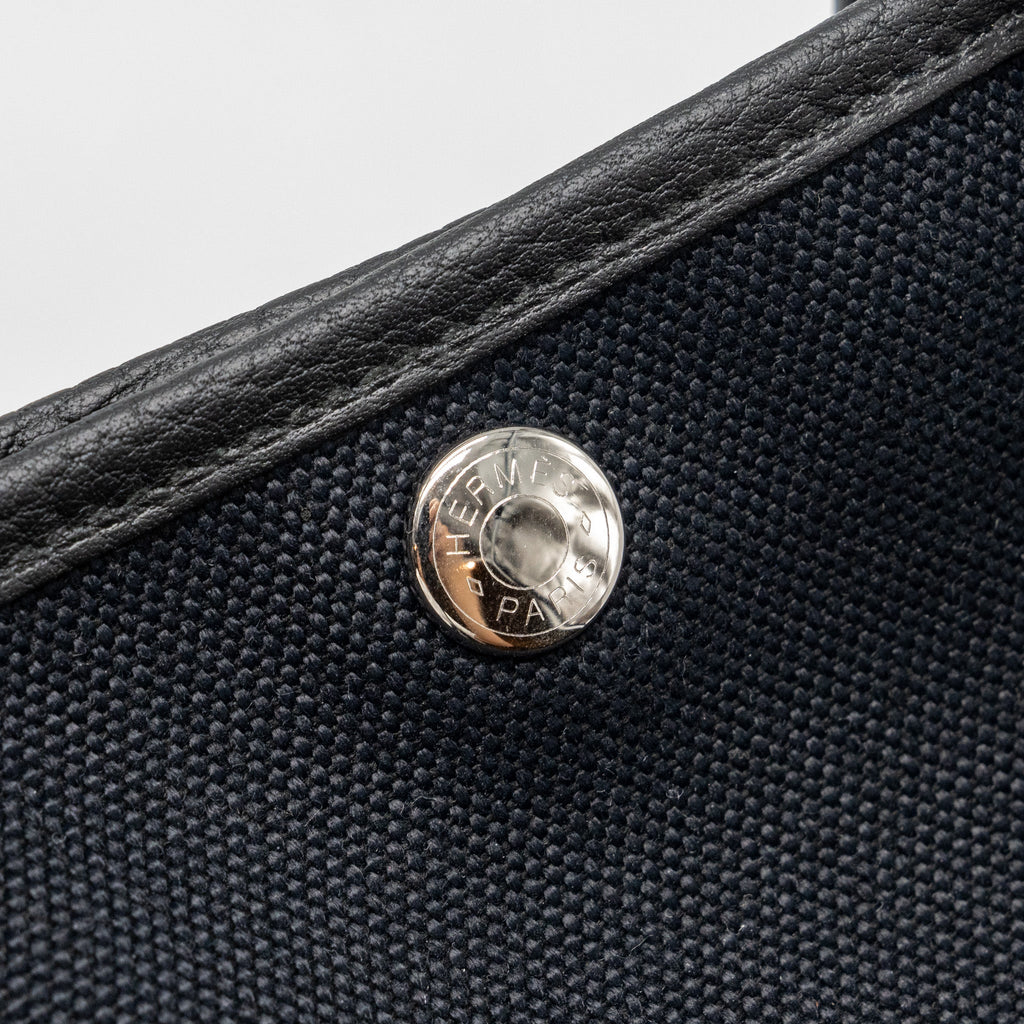 HERMES GARDEN PARTY 30 CANVAS/NEGONDA BLACK SHW