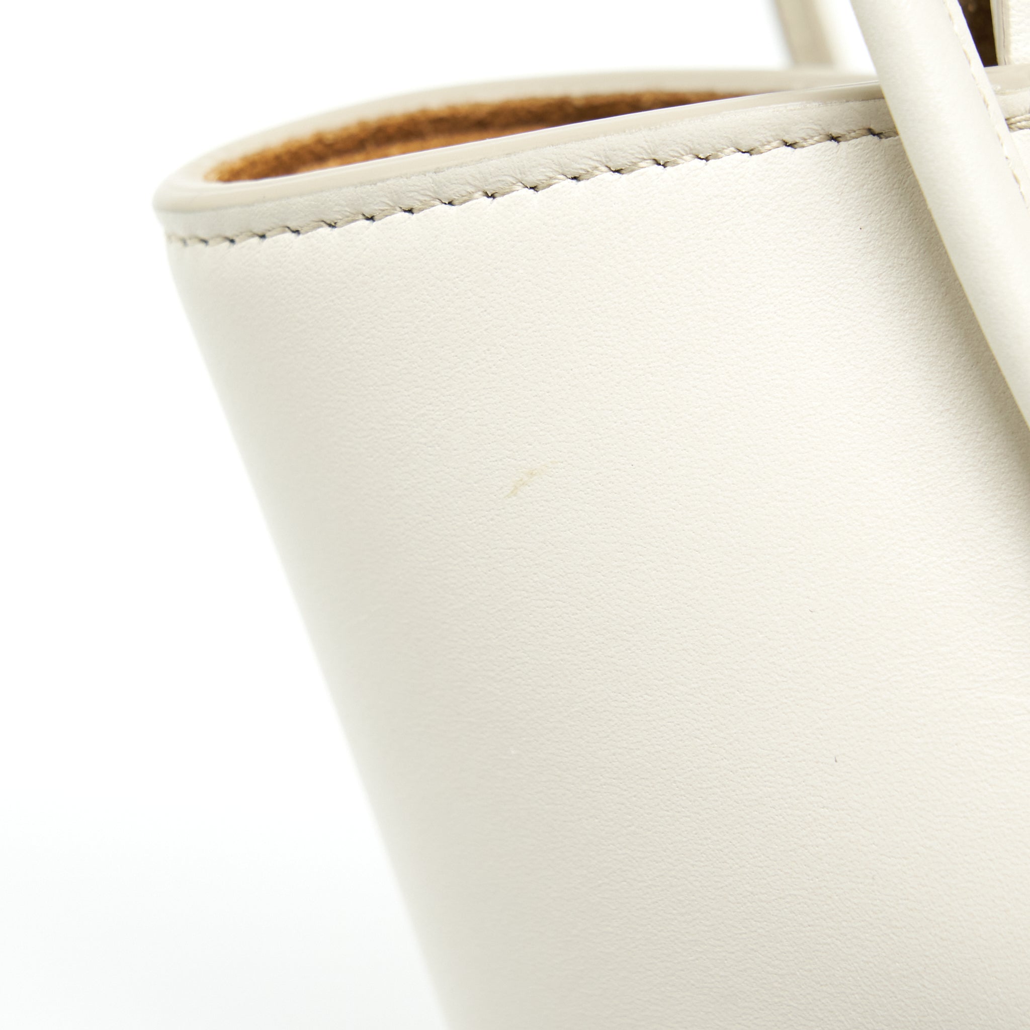 BOTTEGA VENETA ARCO BAG CALFSKIN WHITE SHW