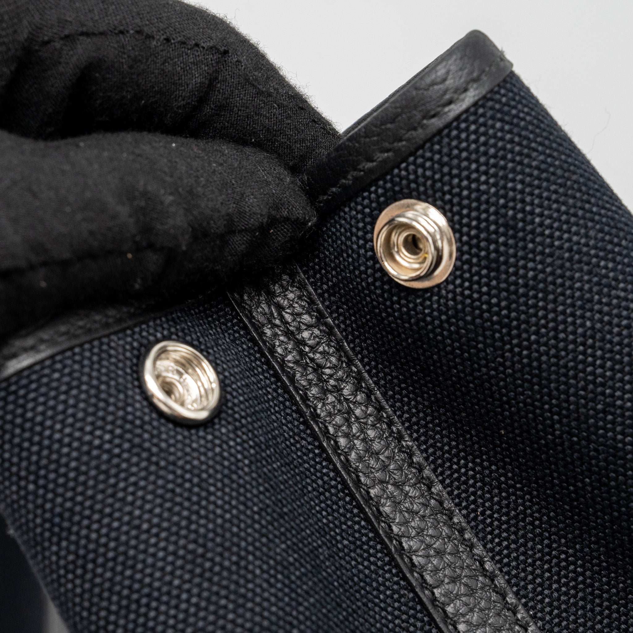 HERMES GARDEN PARTY 30 CANVAS/NEGONDA BLACK SHW