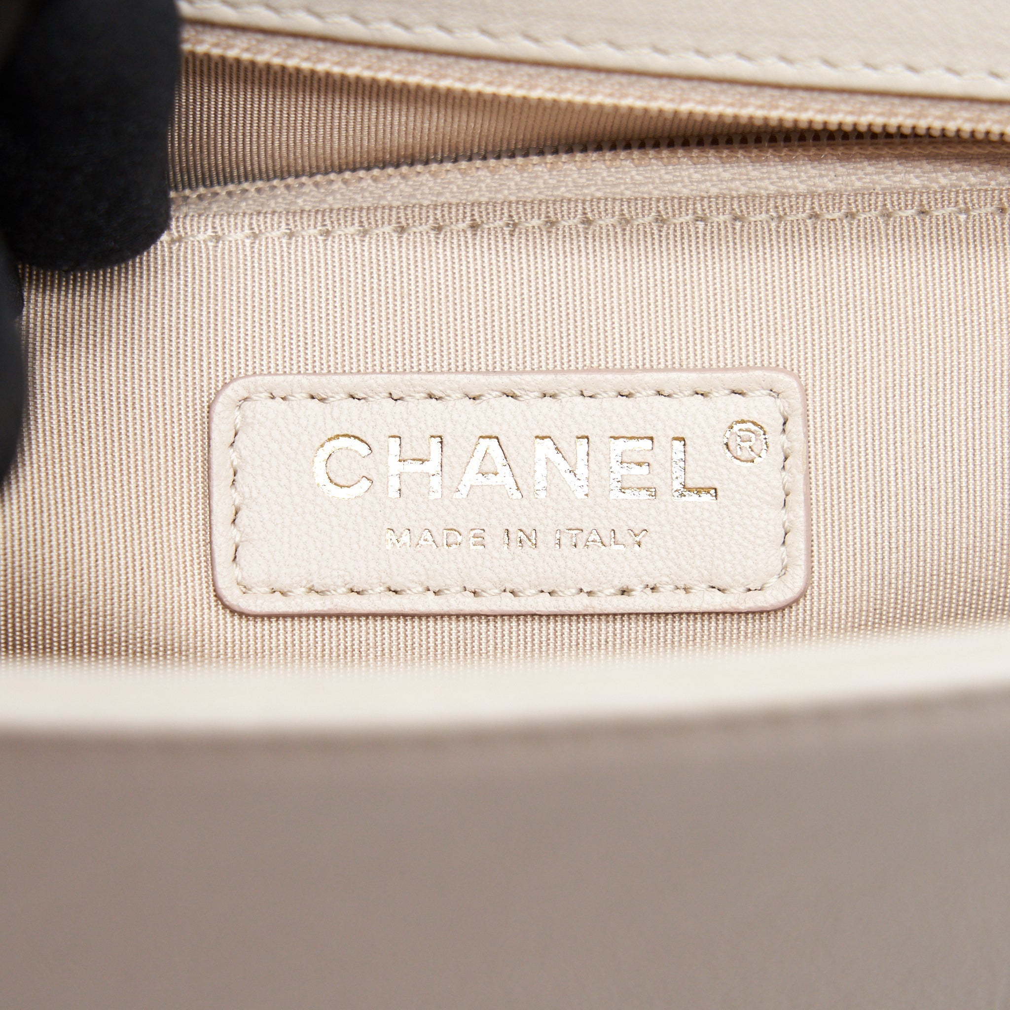 CHANEL CALFSKIN QUILTED FLAP BAG BEIGH LGHW
