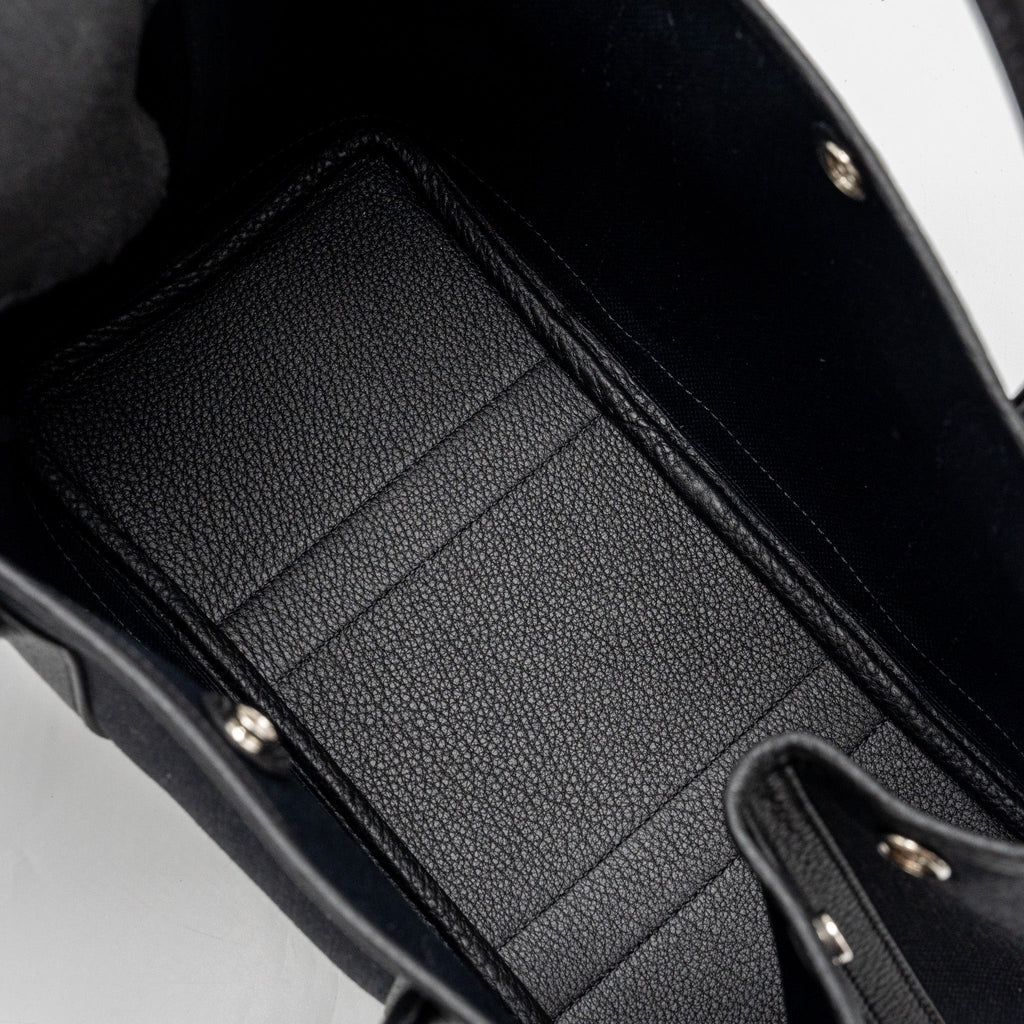 HERMES GARDEN PARTY 30 CANVAS/NEGONDA BLACK SHW