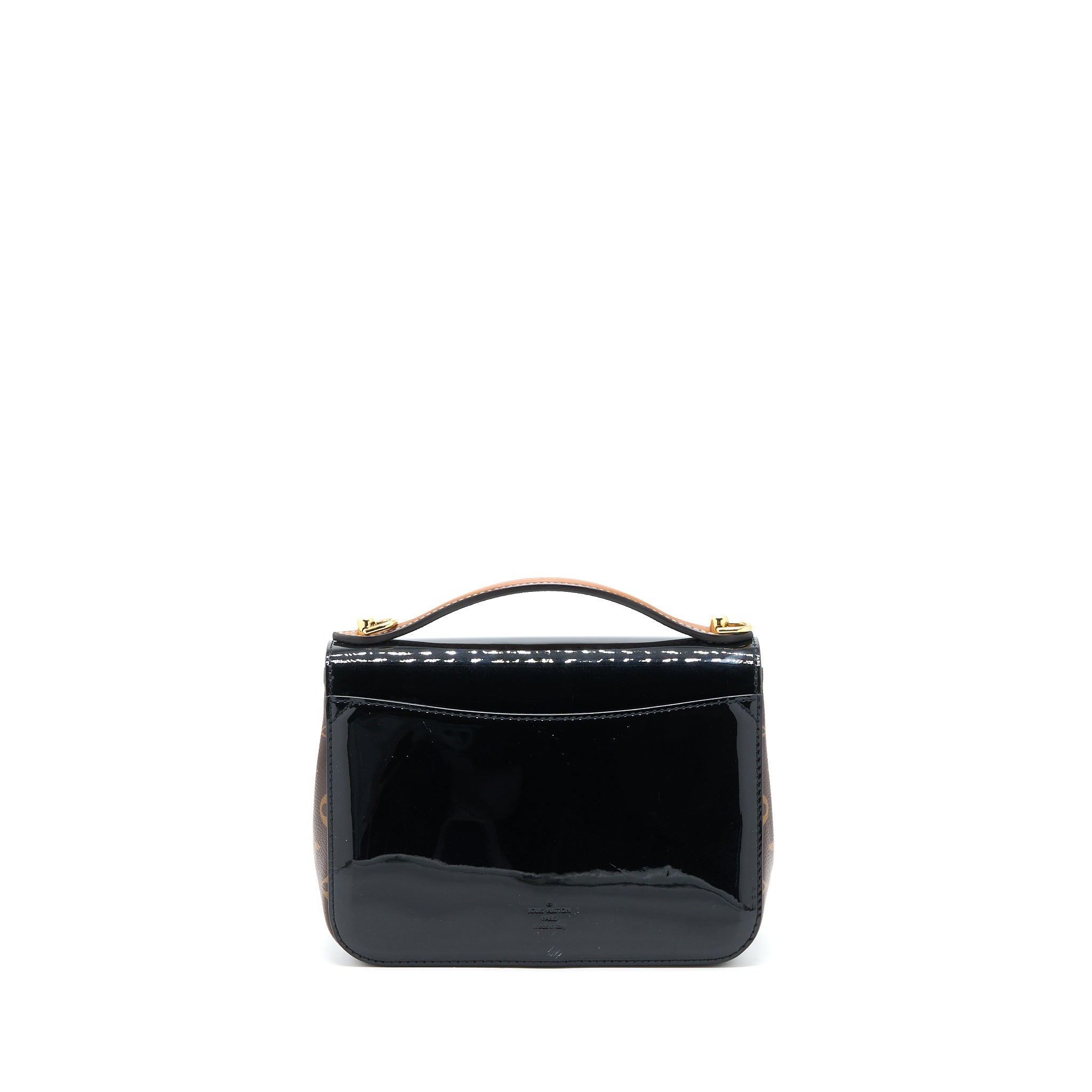 LOUIS VUITTON CHERRYWOOD BB PATENT/MONOGRAM CANVAS BLACK GHW