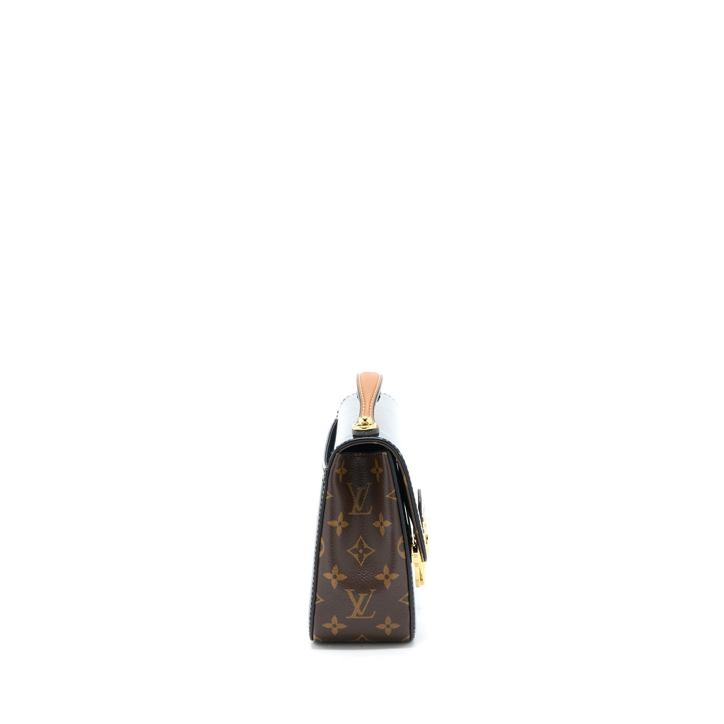LOUIS VUITTON CHERRYWOOD BB PATENT/MONOGRAM CANVAS BLACK GHW