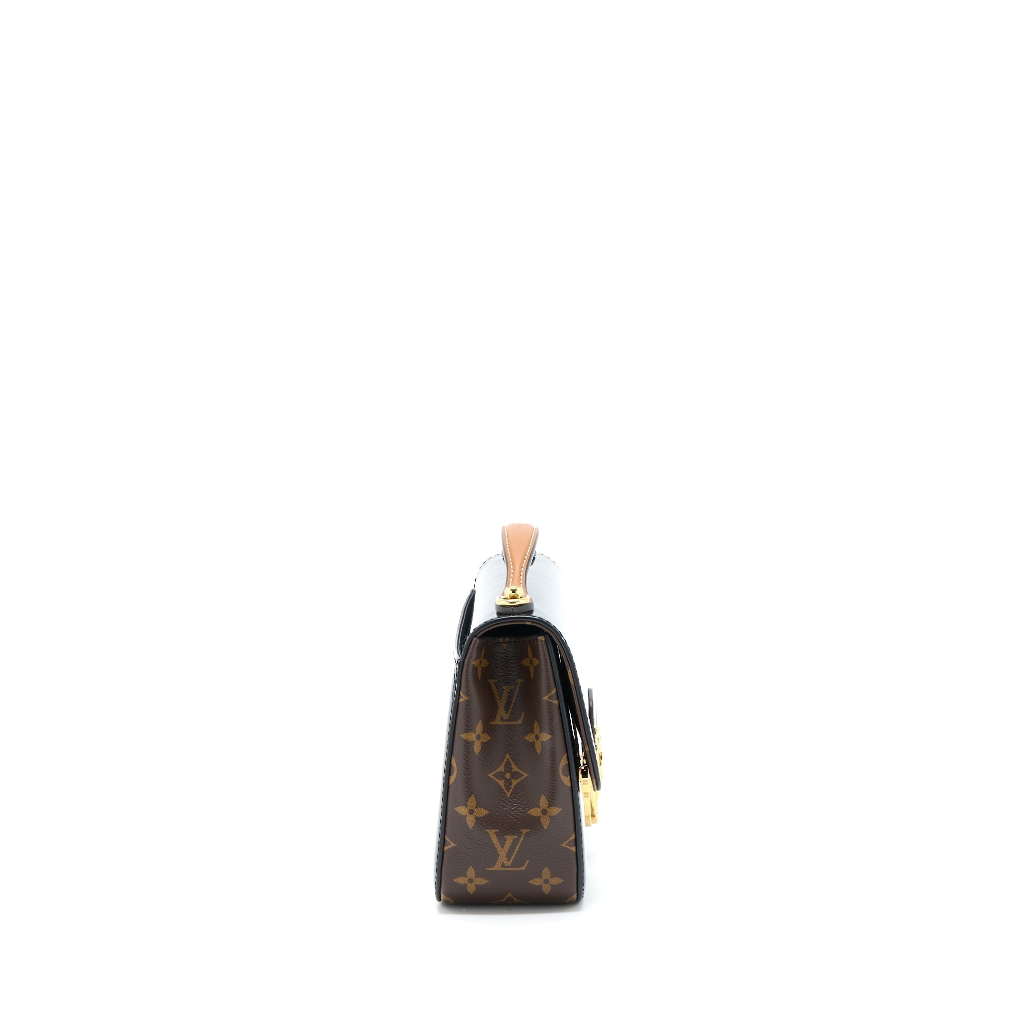 LOUIS VUITTON CHERRYWOOD BB PATENT/MONOGRAM CANVAS BLACK GHW