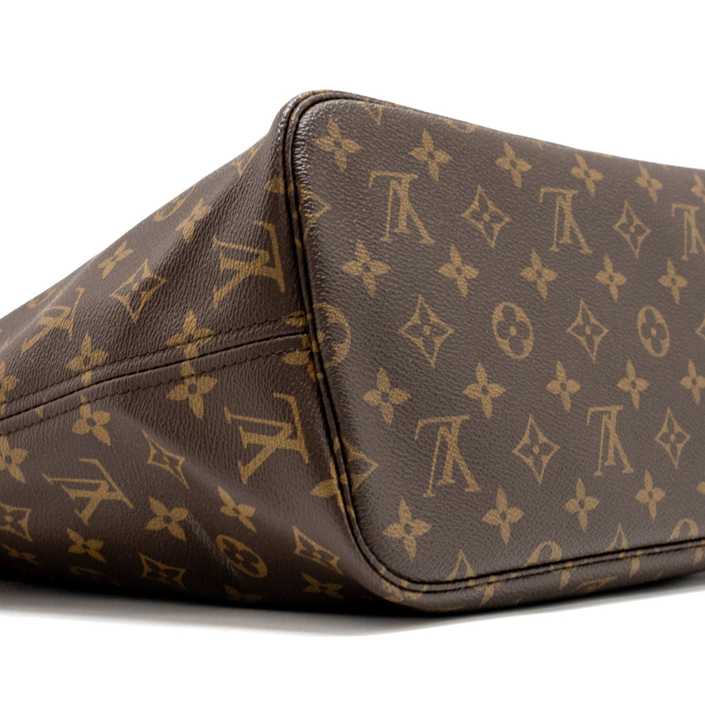 LOUIS VUITTON NEVERFULL MM MONOGRAM CANVAS GHW