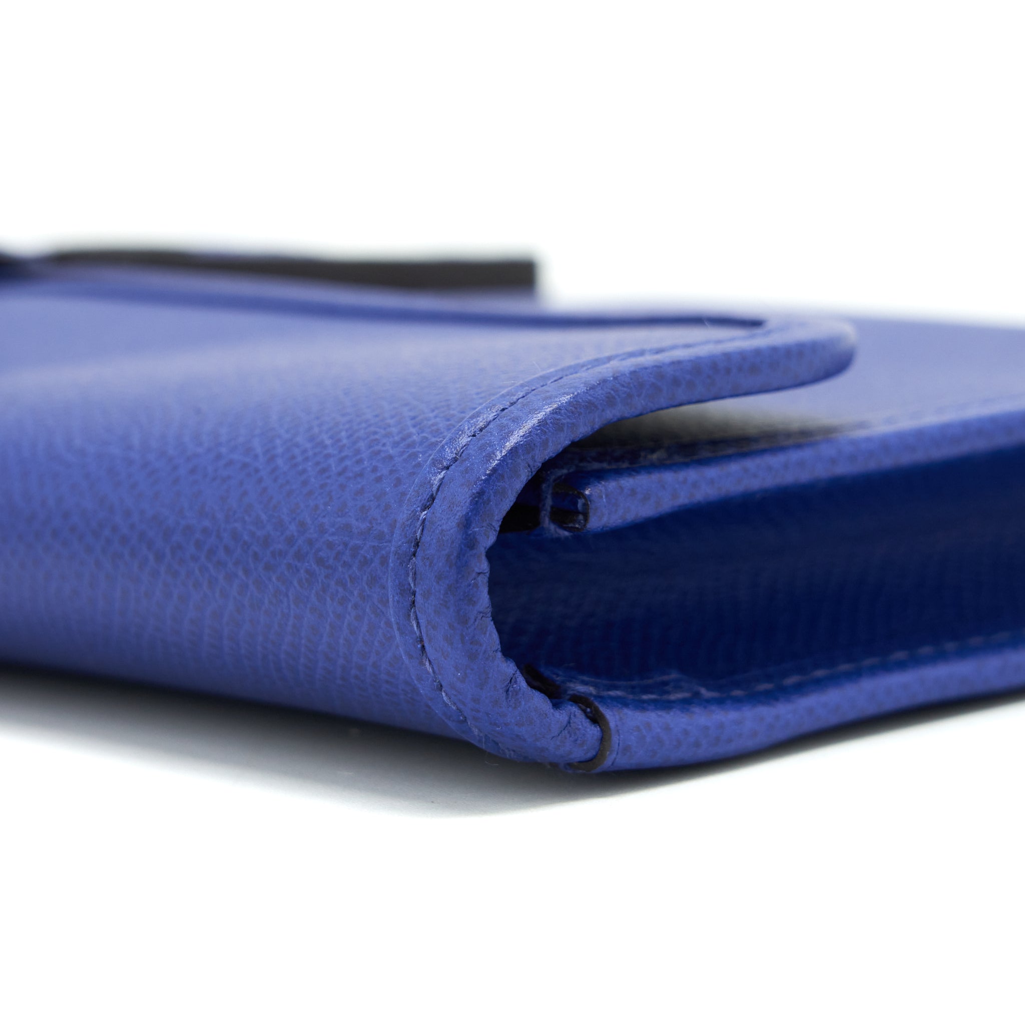 HERMES JIGE CLUTCH EPSOM BLUE ELECTRIC