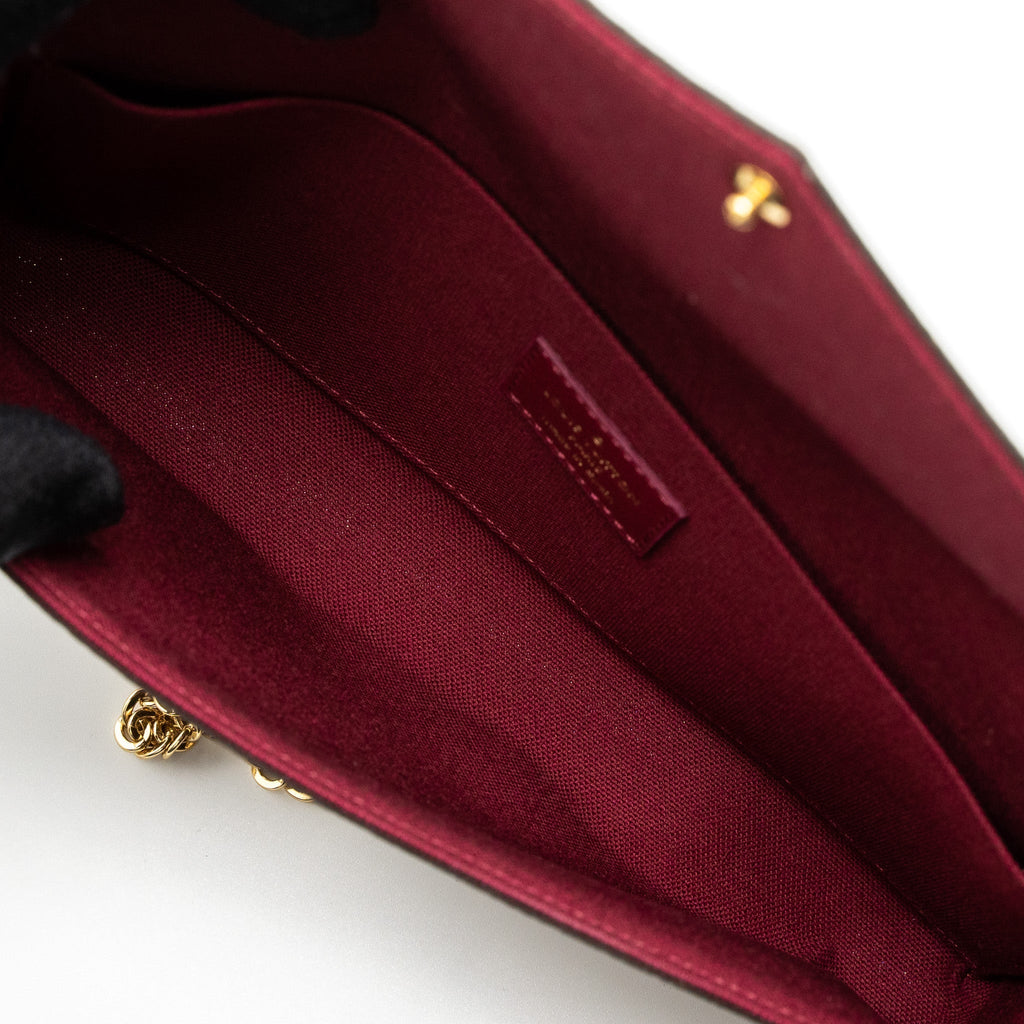 LOUIS VUITTON FELICIE POCHETTE MONOGRAM CANVAS GHW