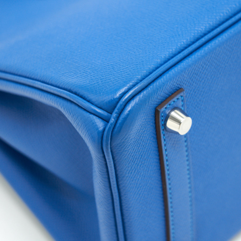 HERMES BIRKIN 25 EPSOM MYKONOS SHW