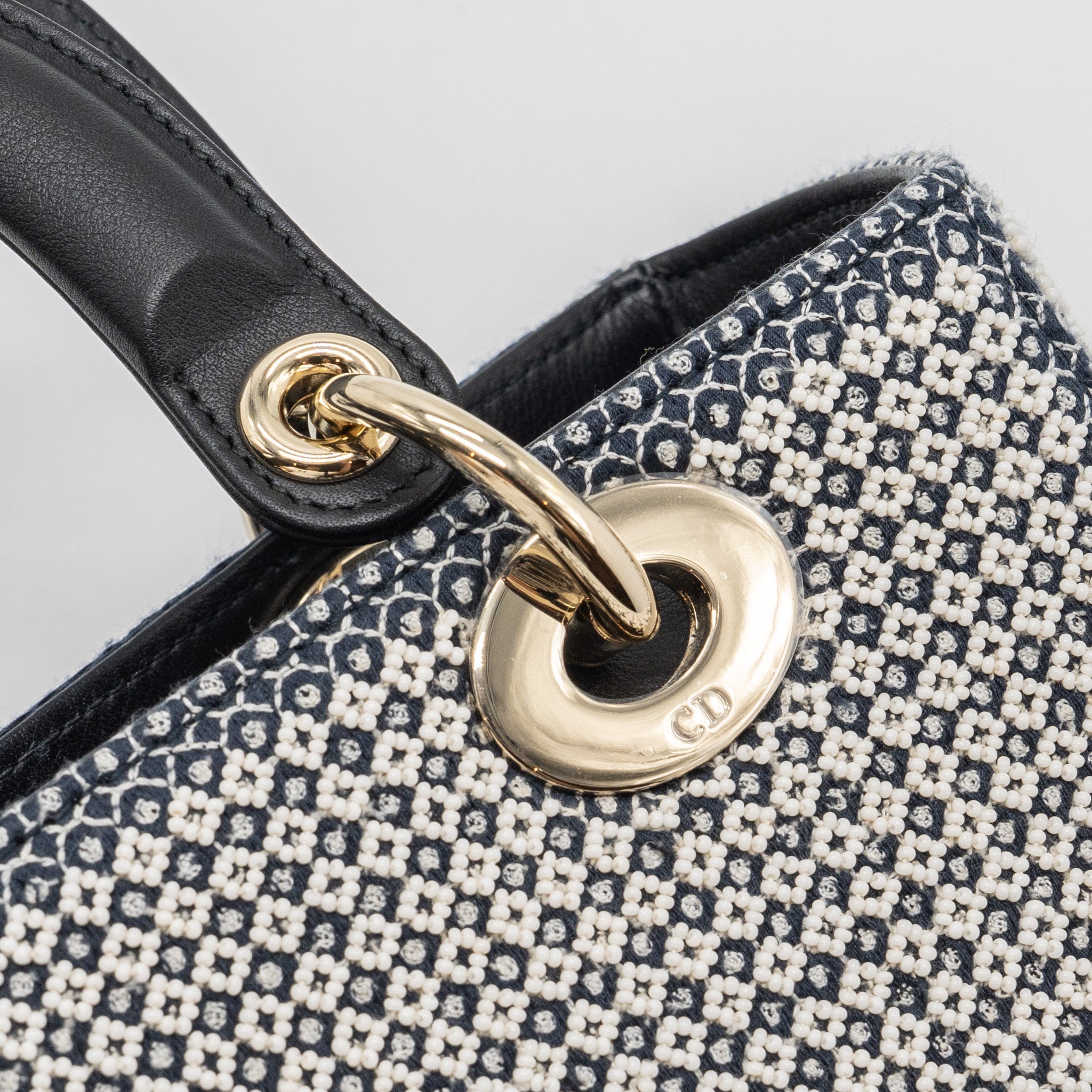 DIOR MEDIUM LADY DIOR LA FORCE LIMITED EDITION CALFSKIN/FABRIC MULTICOLOUR LGHW