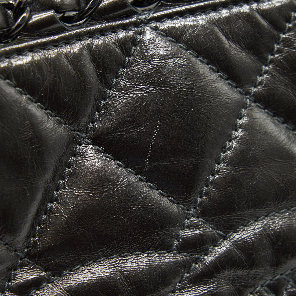 CHANEL QUILTED TOTE BAG WITH CHAIN