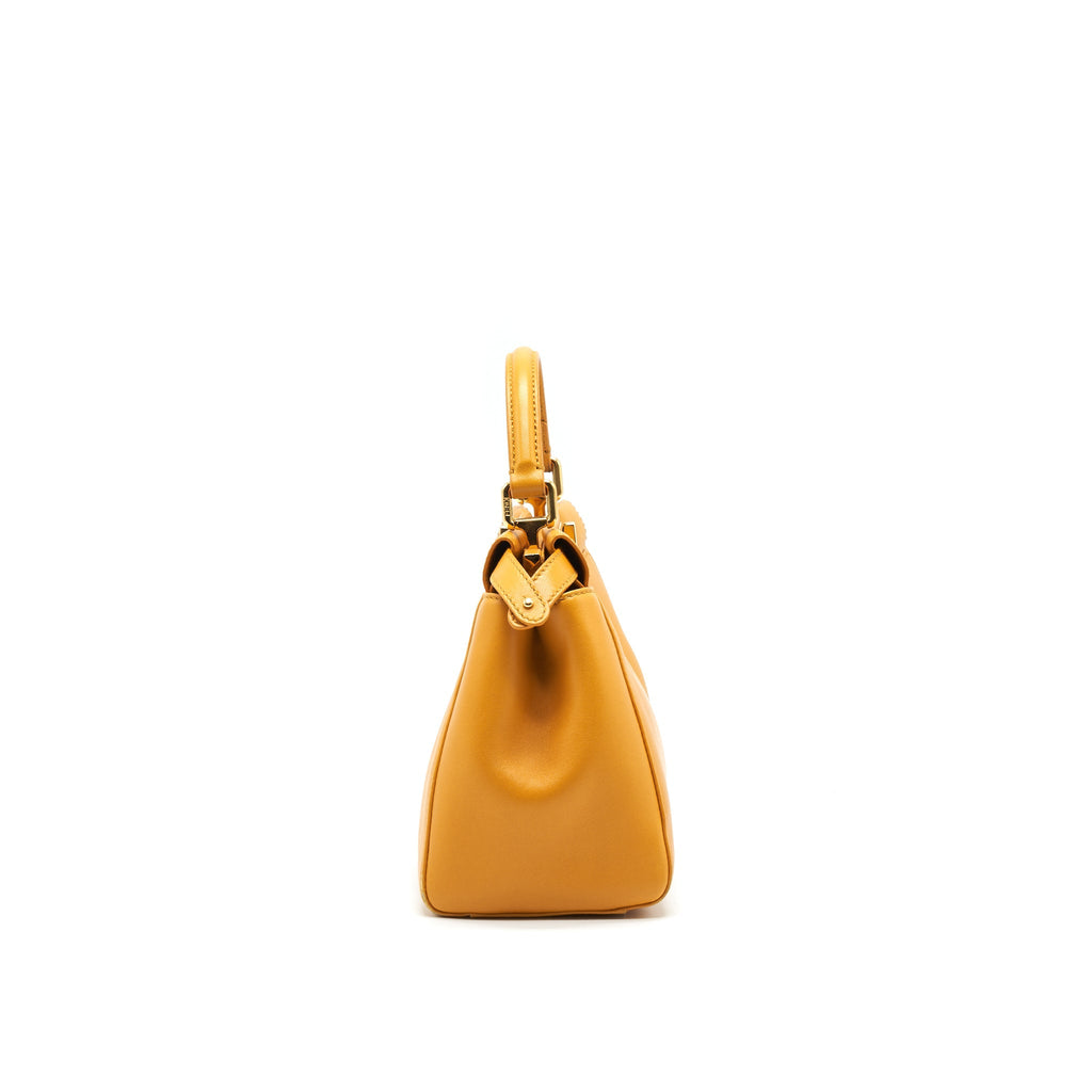 FENDI MINI PEEKABOO APRICOT GHW