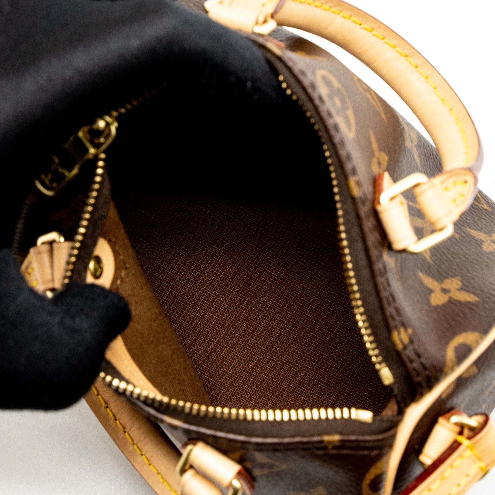 LOUIS VUITTON NANO SPEEDY MONOGRAM CANVAS GHW (OLD VERSION)
