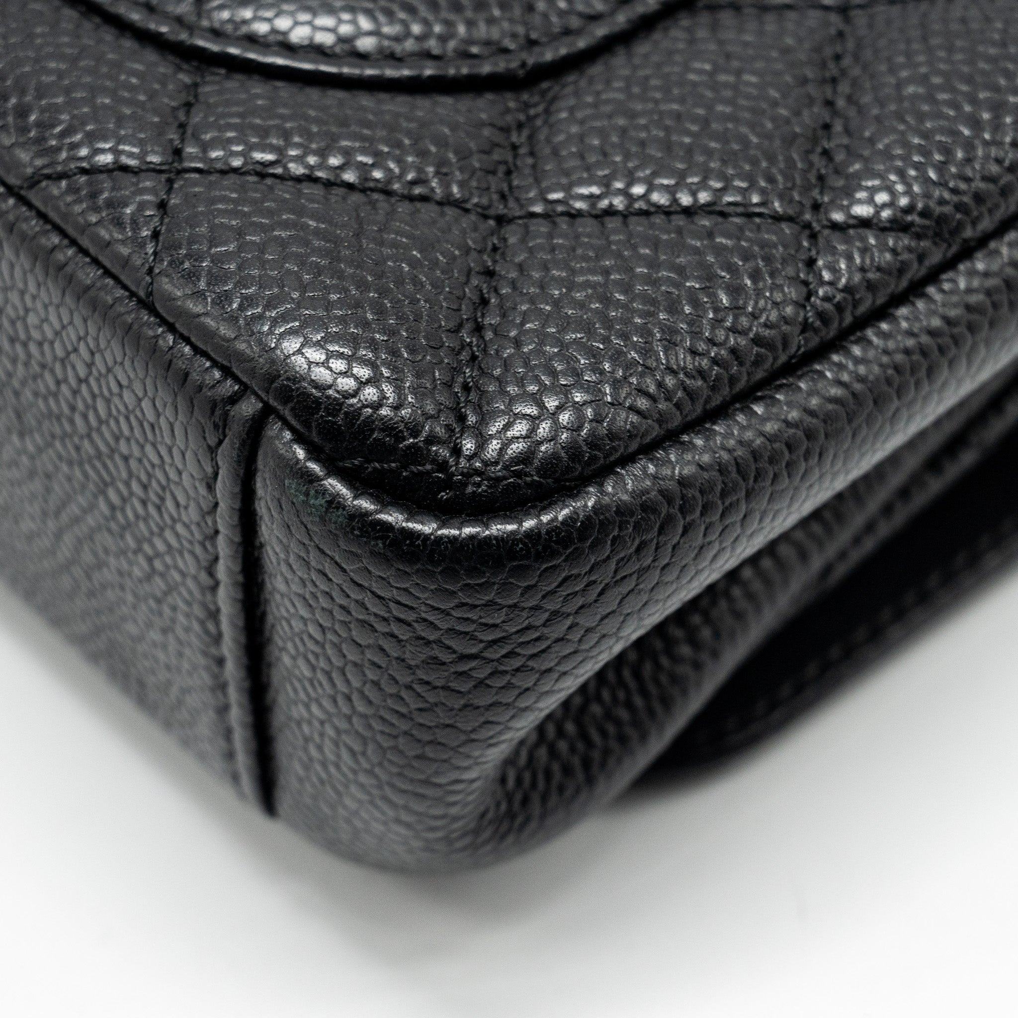 CHANEL FILIGREE FLAP BAG CAVIAR BLACK GHW
