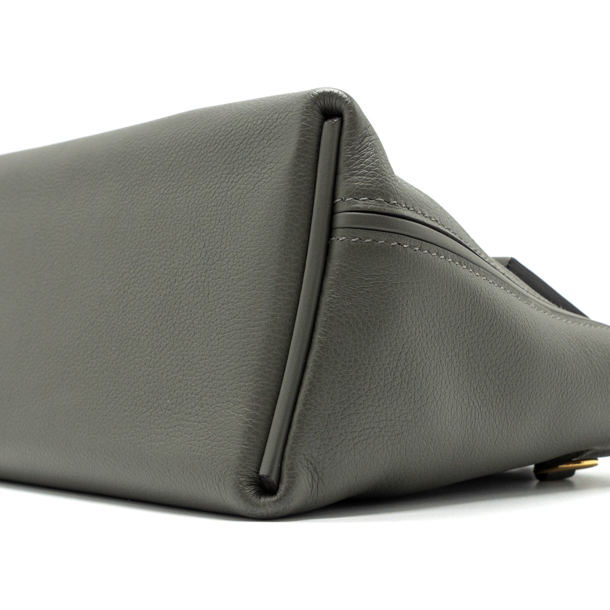HERMES MINI 24/24 2424-21 BAG EVERCOLOR / SWIFT GRIS MEYER GHW