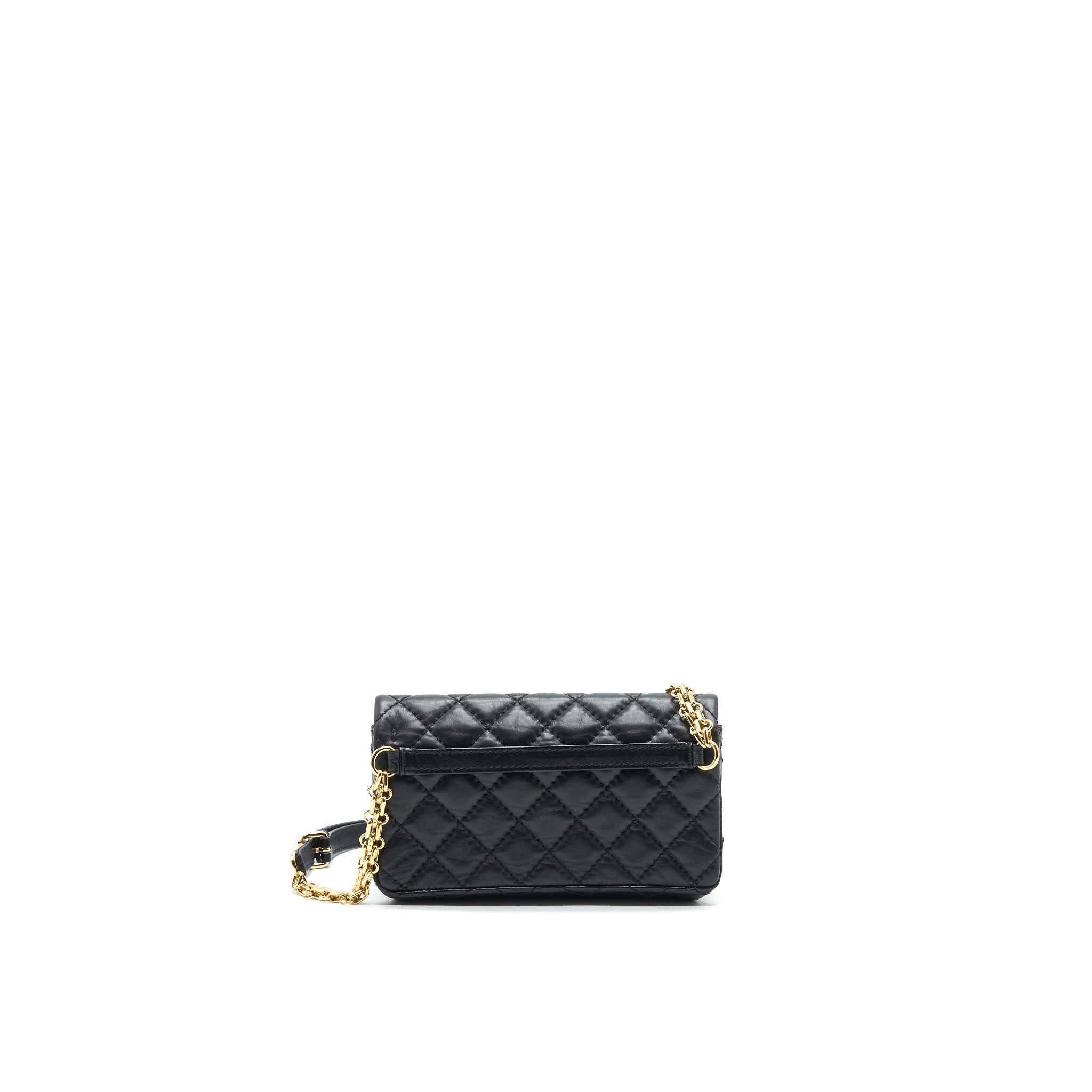 CHANEL 2.55 WAIST BAG IN BLACK GHW